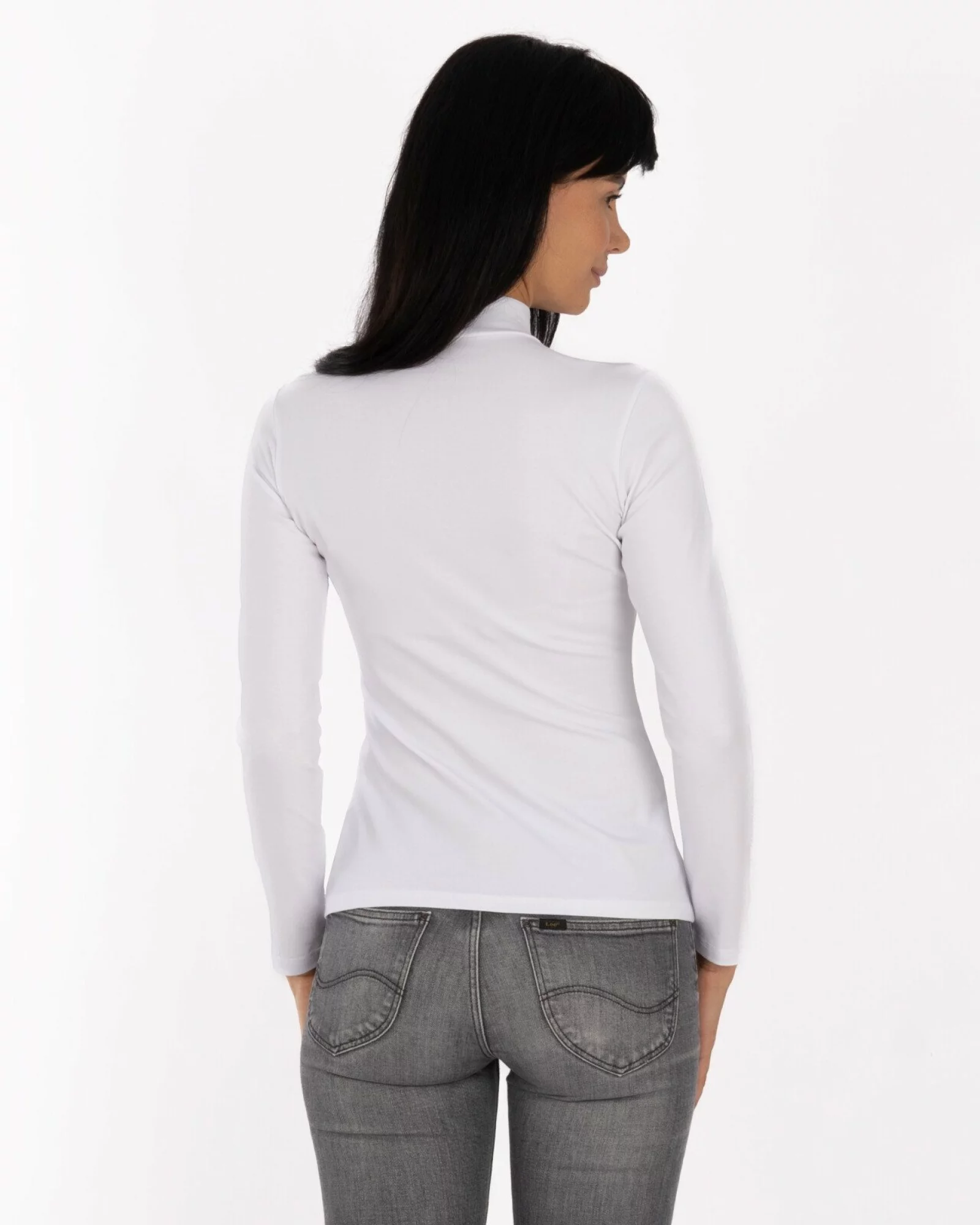 Bluza damă B.2005. tip maletă Alb