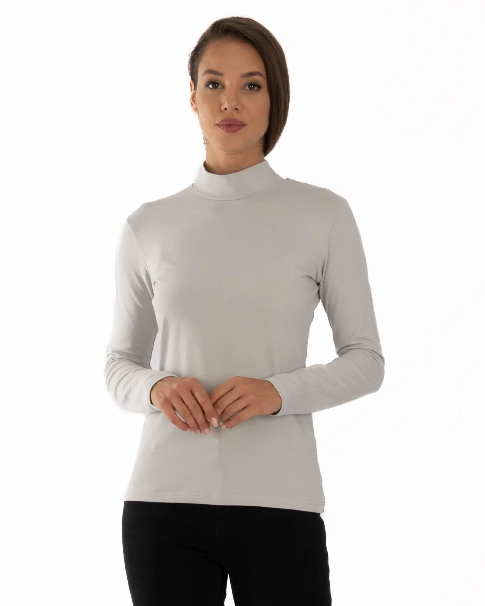 Bluză damă B.2005. tip maletă Gri