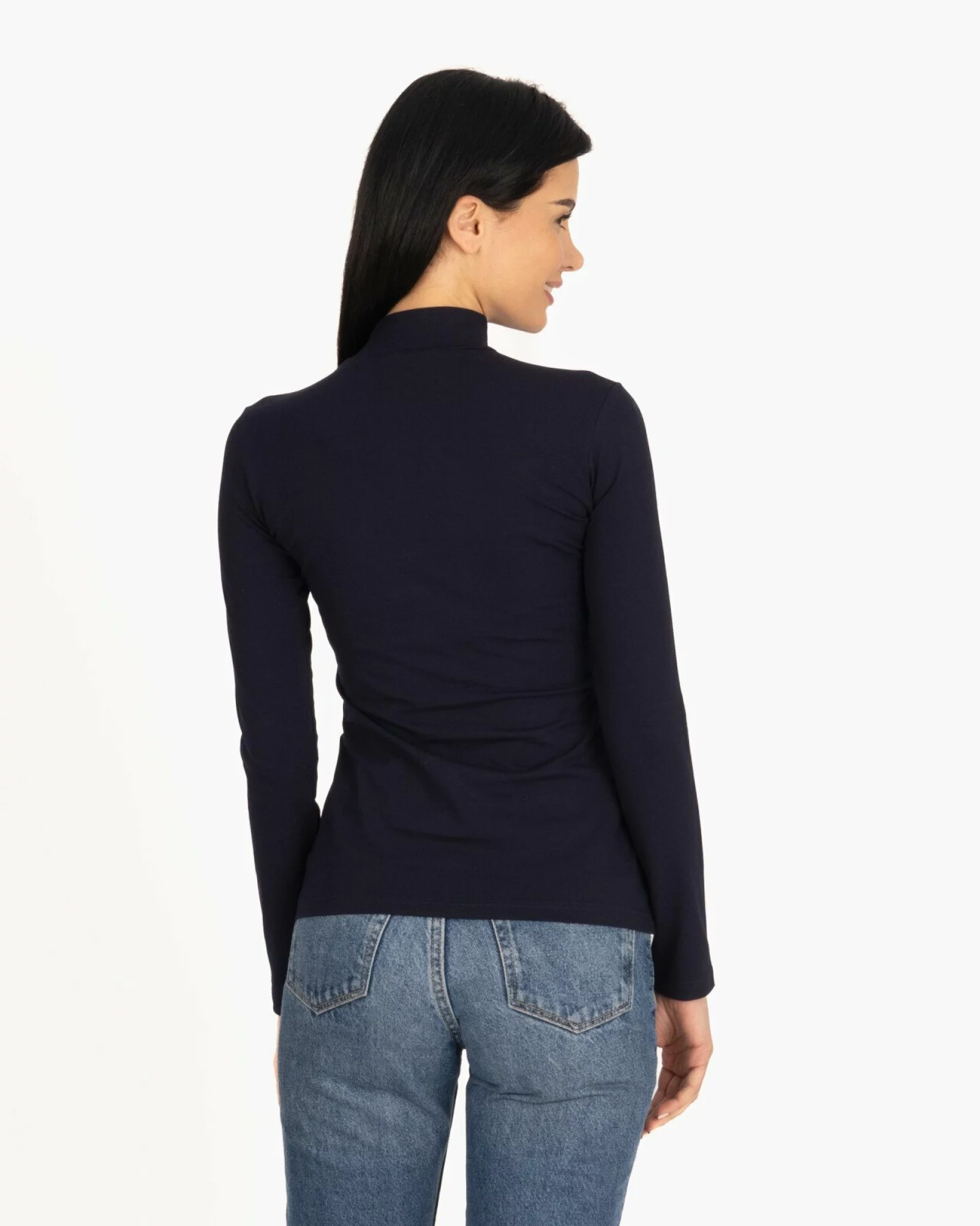 Bluza damă B.2005. tip maletă Bleumarin