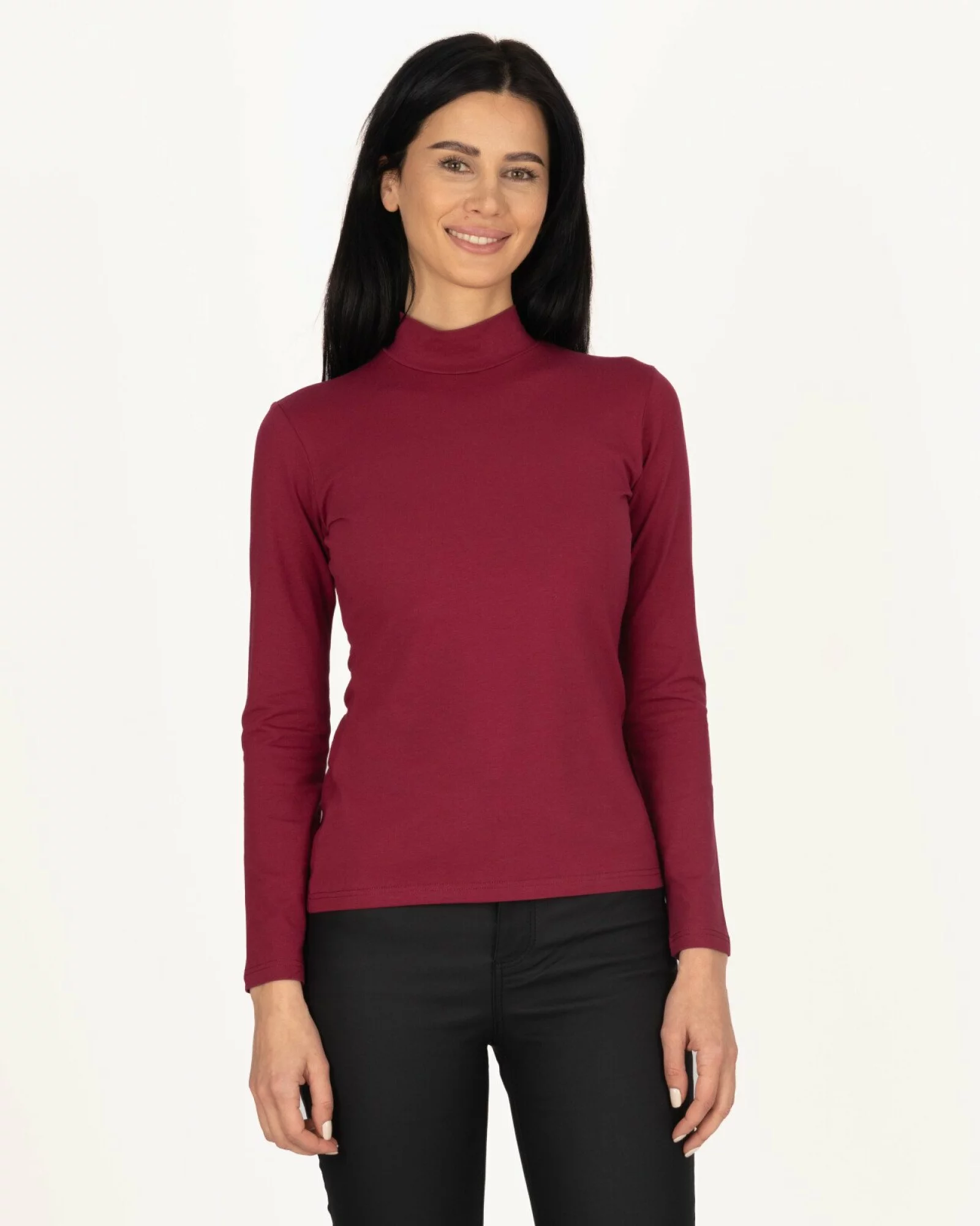 Bluză damă B.2005. tip maletă Bordo