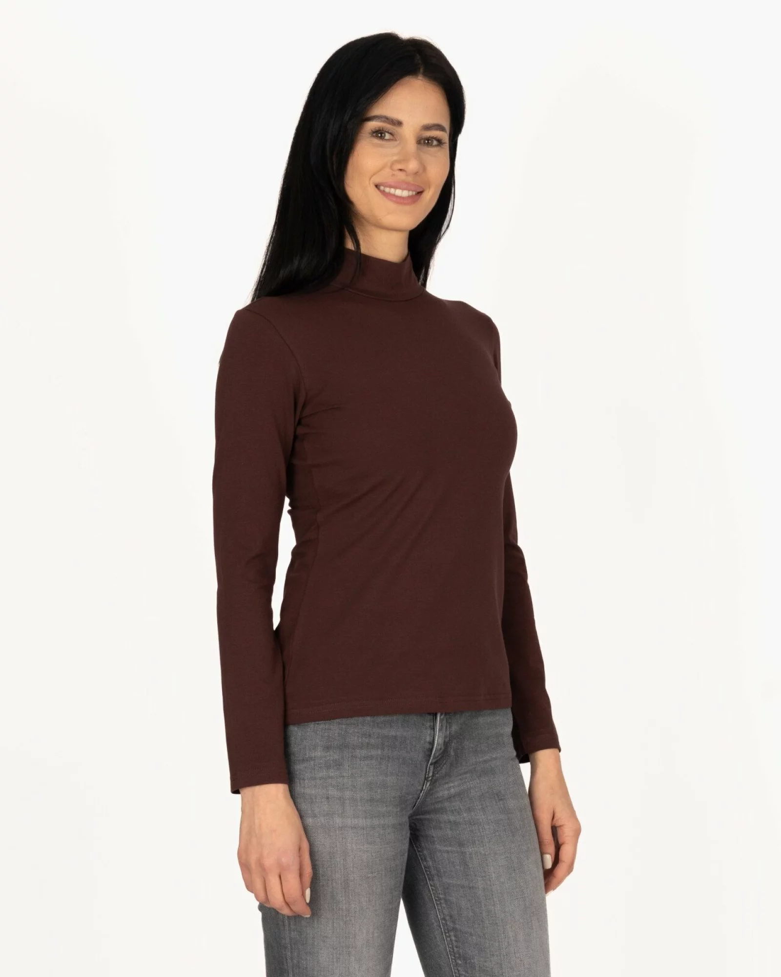 Bluză damă B.2005. tip maletă Maro Închis
