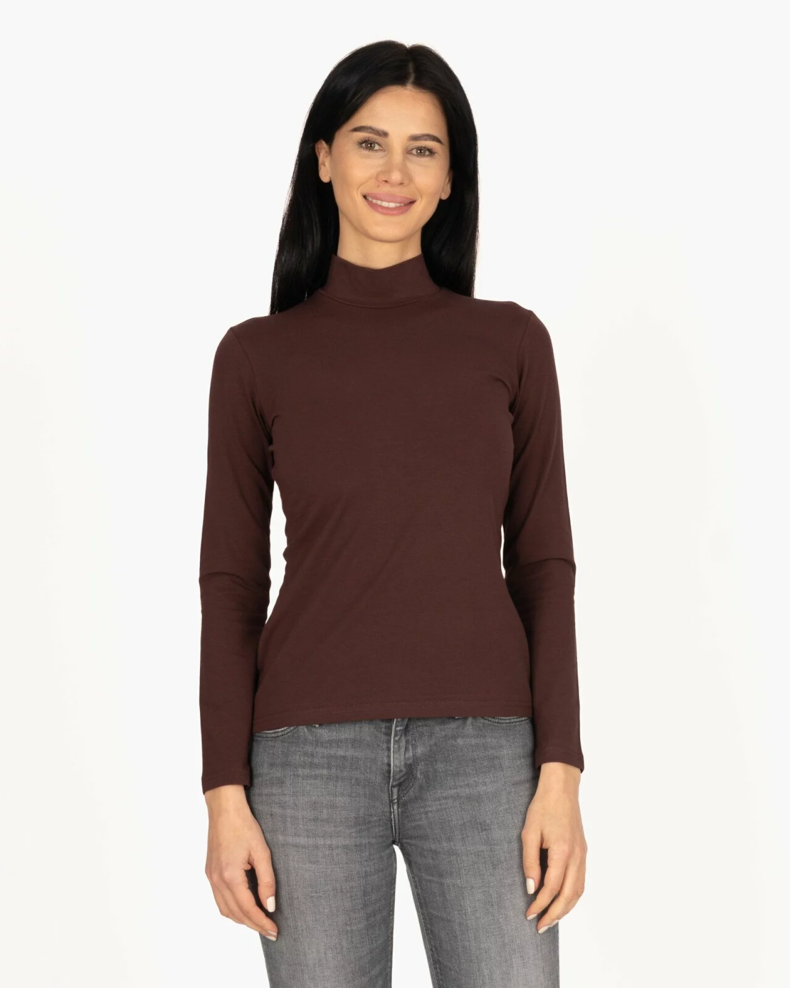 Bluză damă B.2005. tip maletă Maro Închis