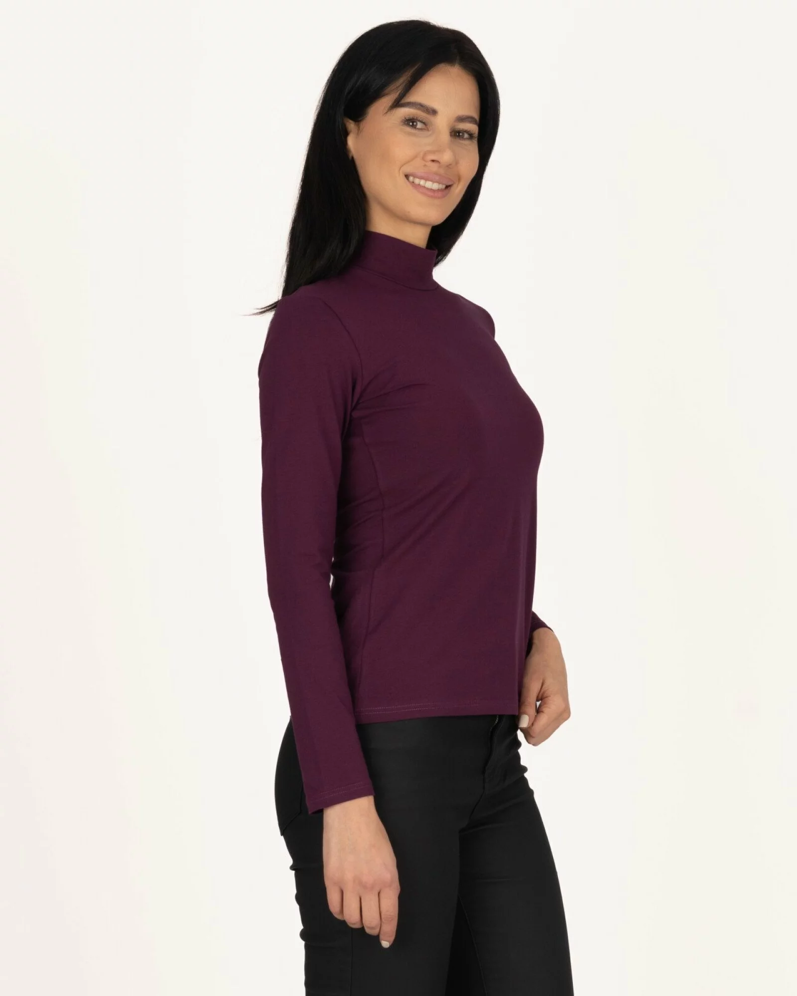 Bluză damă B.2005. tip maletă Prună