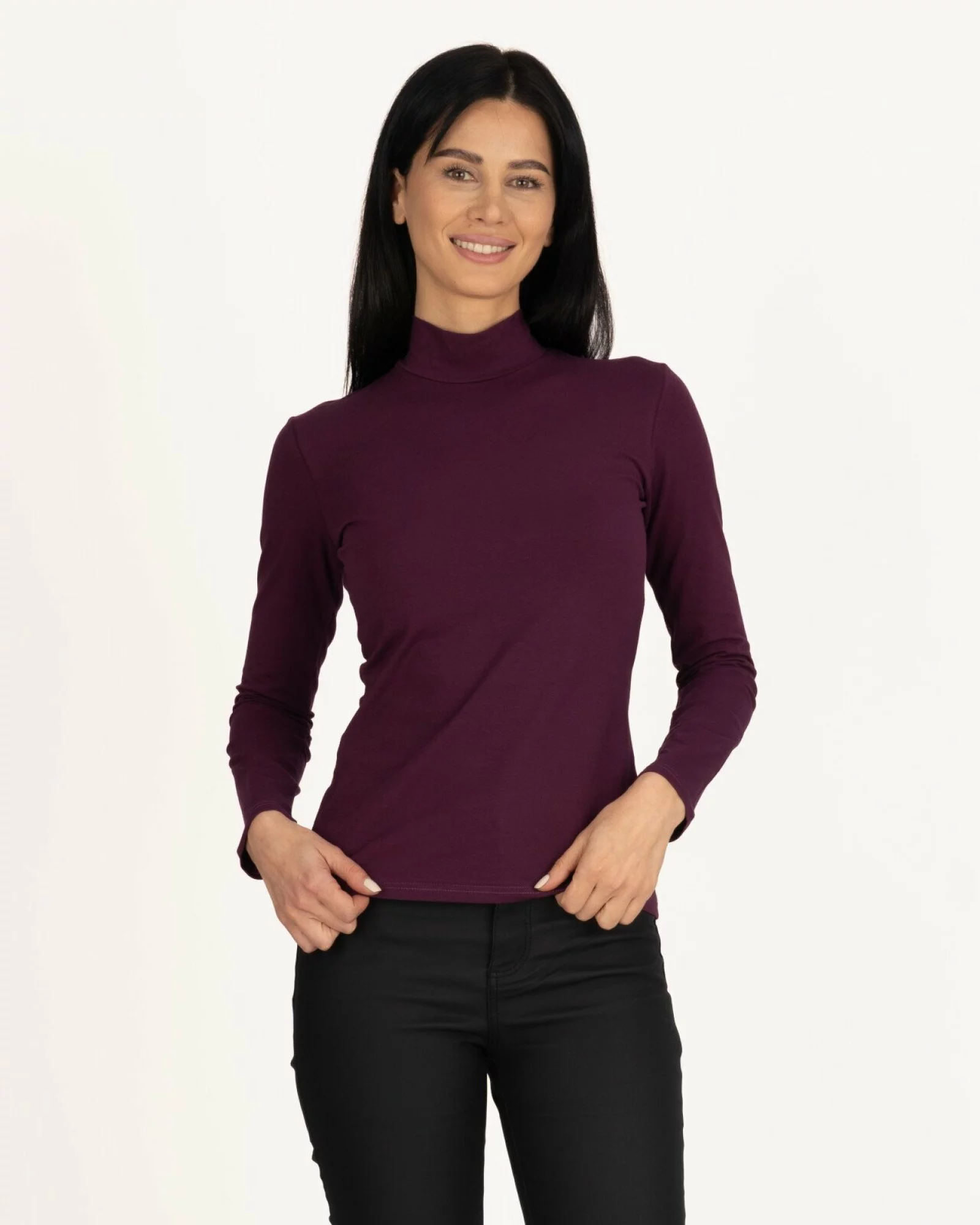 Bluză damă B.2005. tip maletă Prună