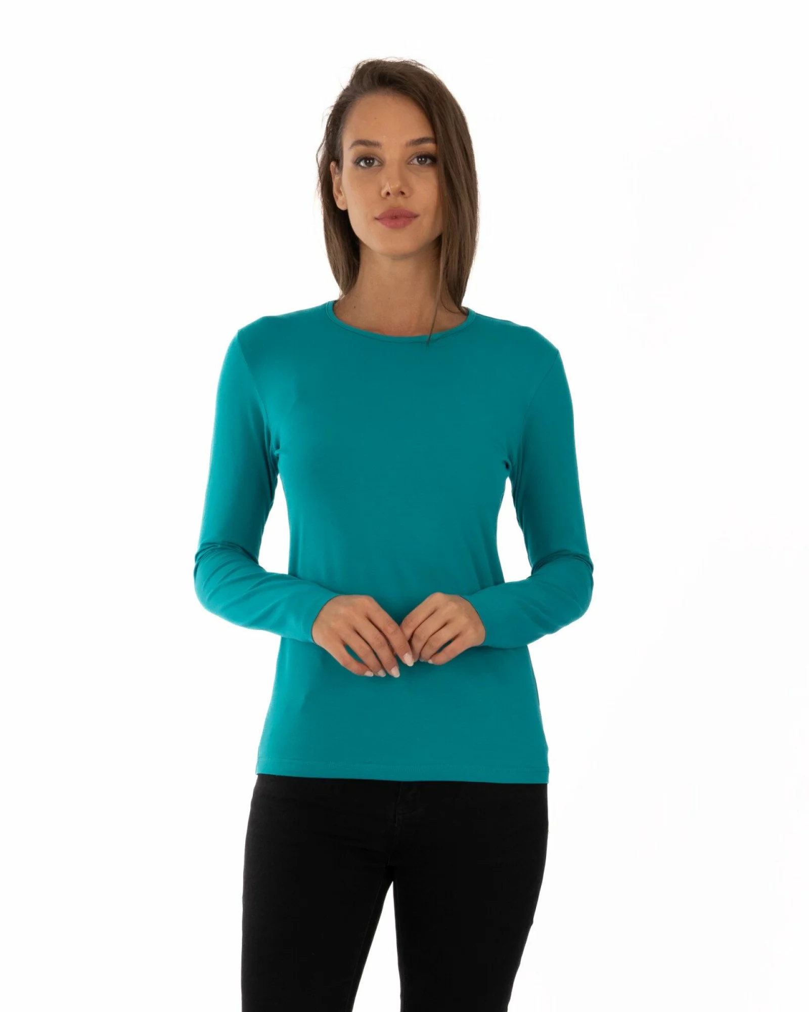 Bluză damă basic B.2401.Tropical