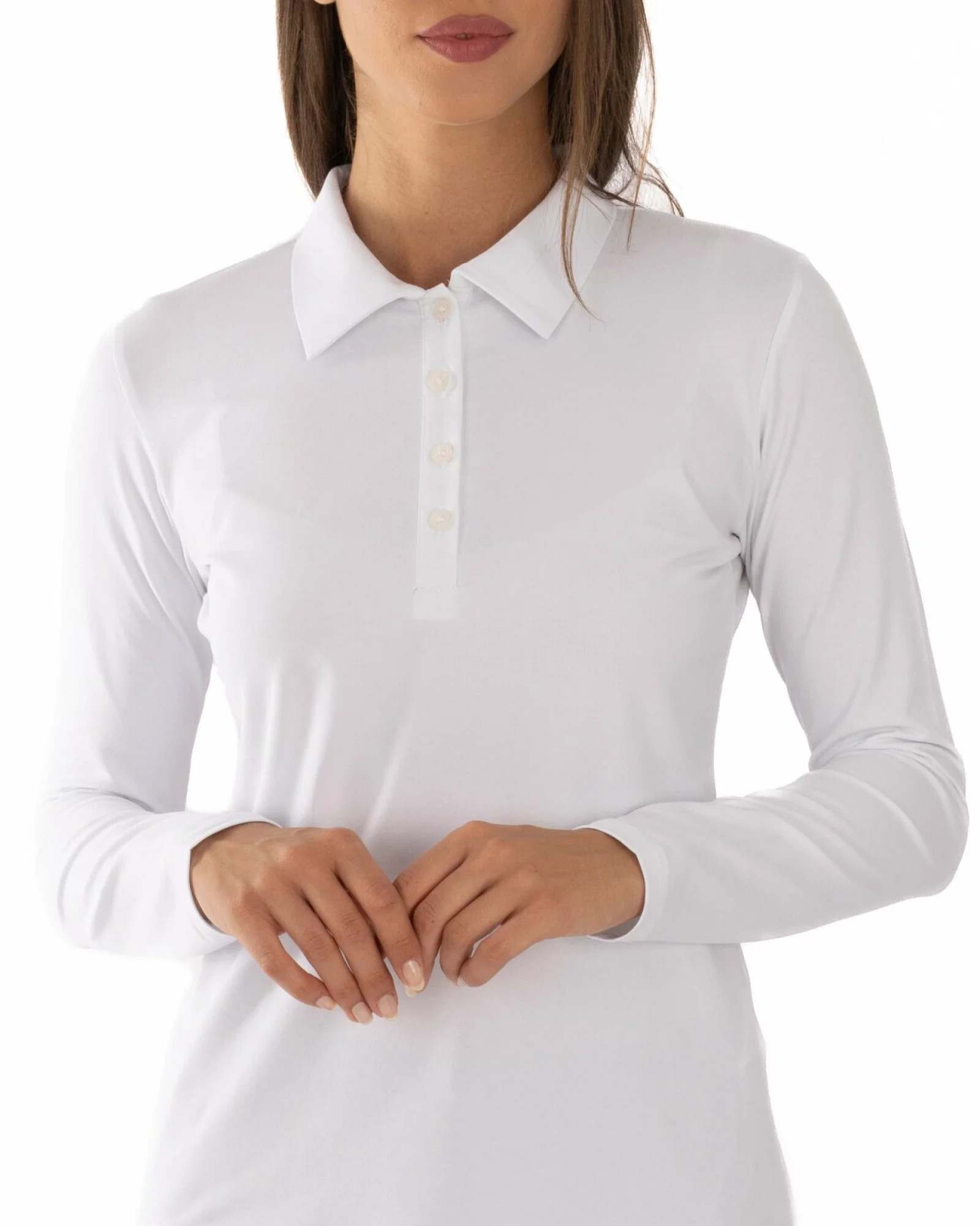 Bluză damă Polo B.2402.Alb