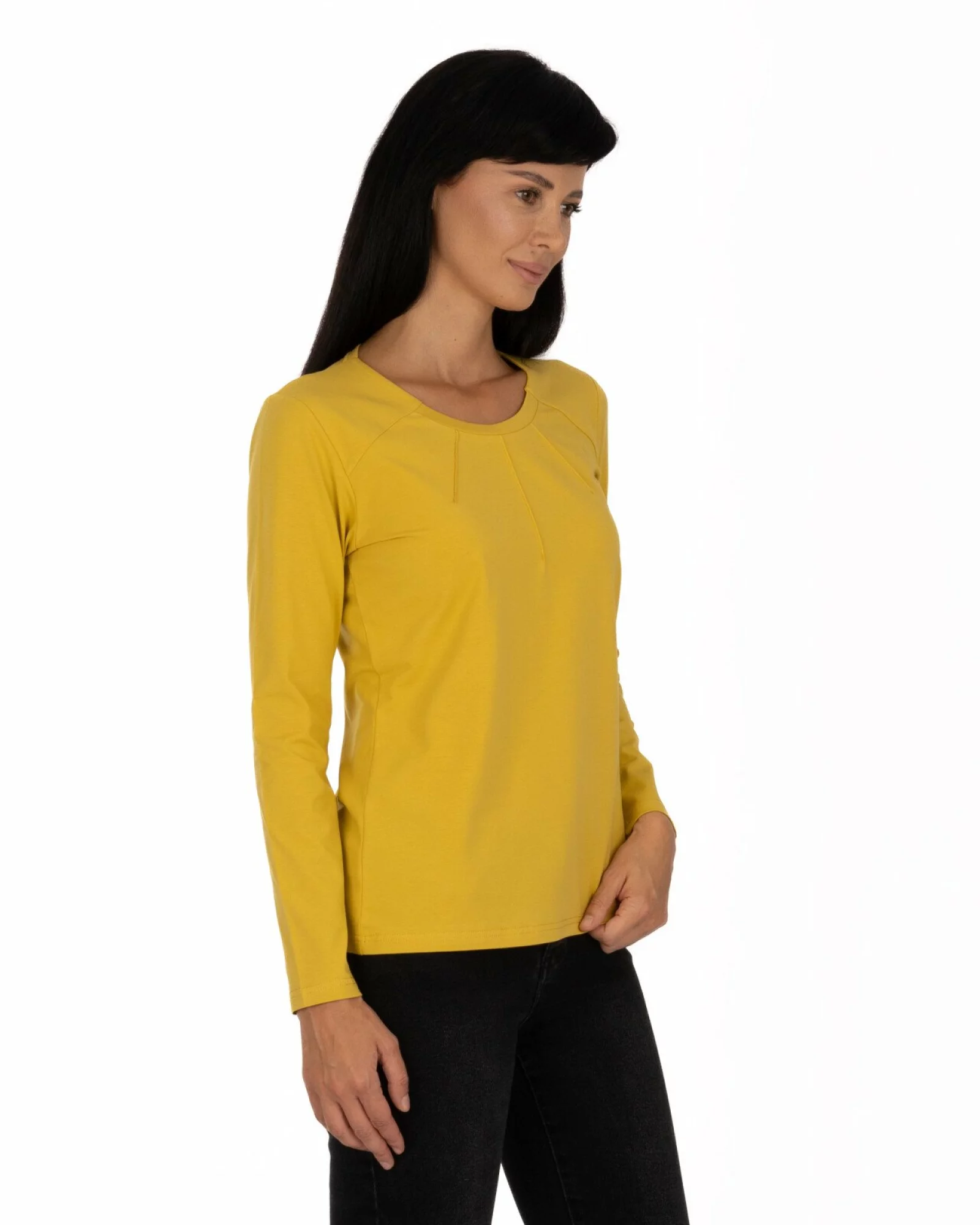 Bluză damă B.2234.Muștar