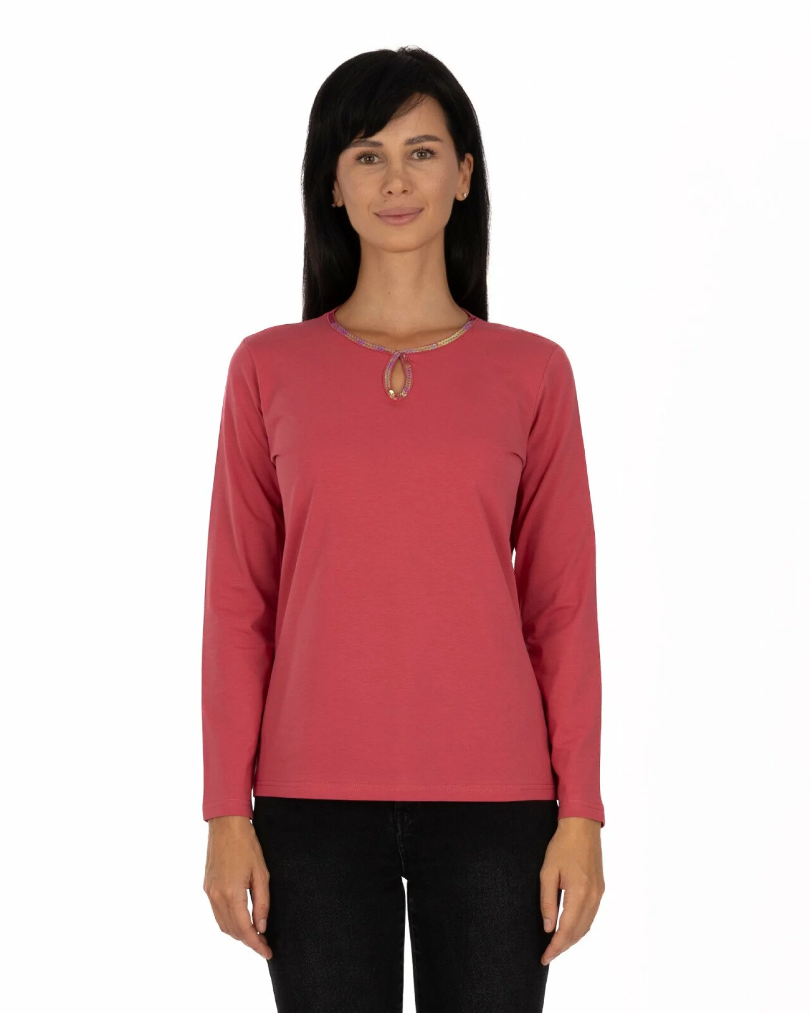 Bluză damă B.2340.Roșu Pudrat