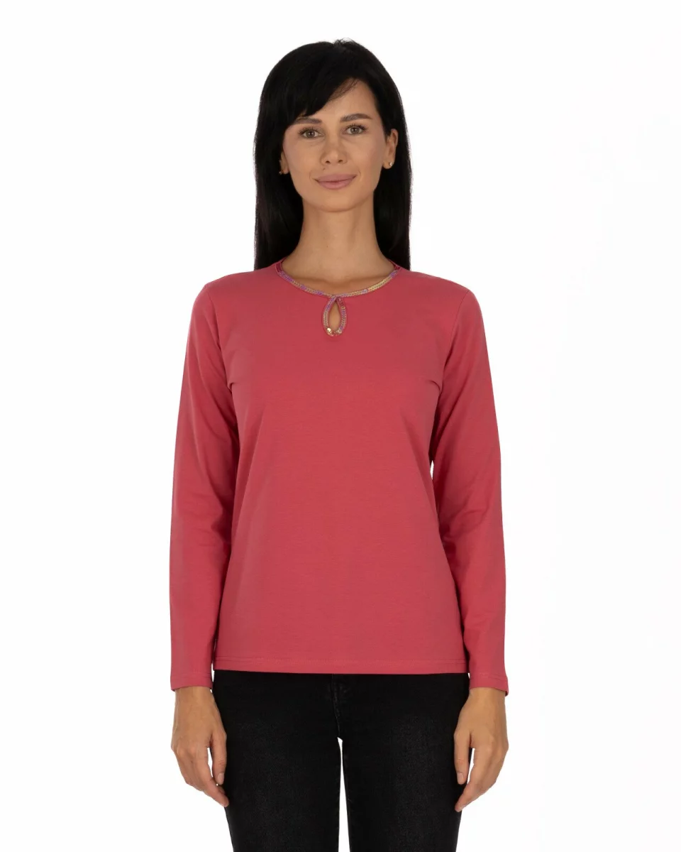 Bluză damă B.2340.Roșu Pudrat