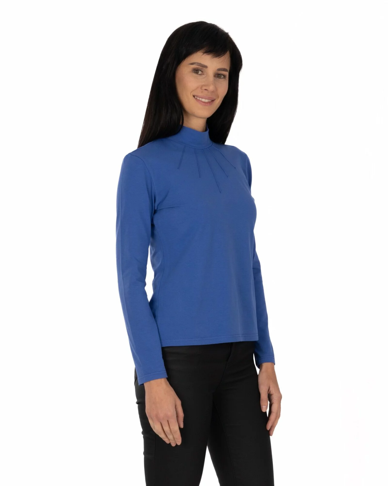 Bluză damă tip maletă B.2109.Albastru