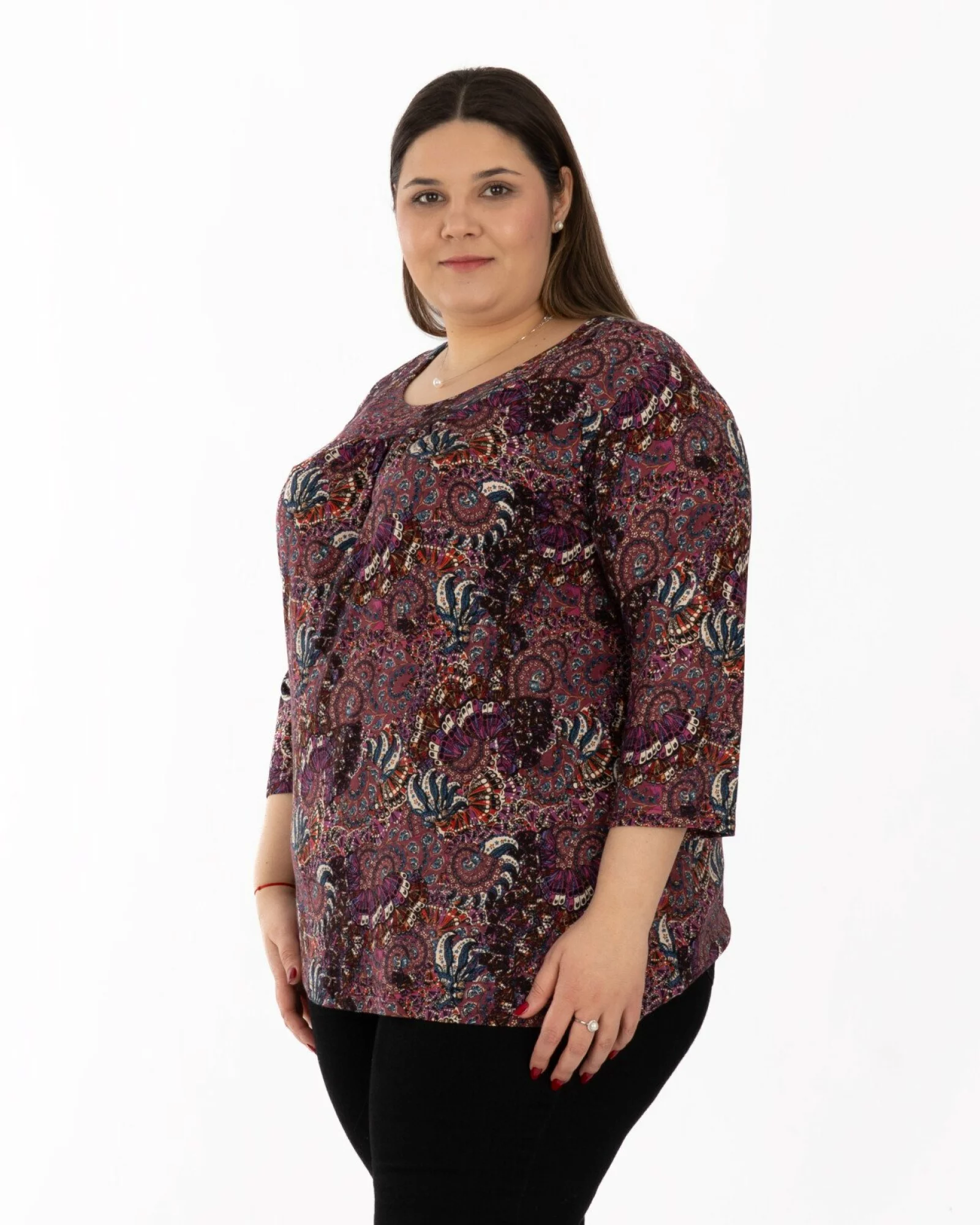 Bluză damă B.2310.Bordo