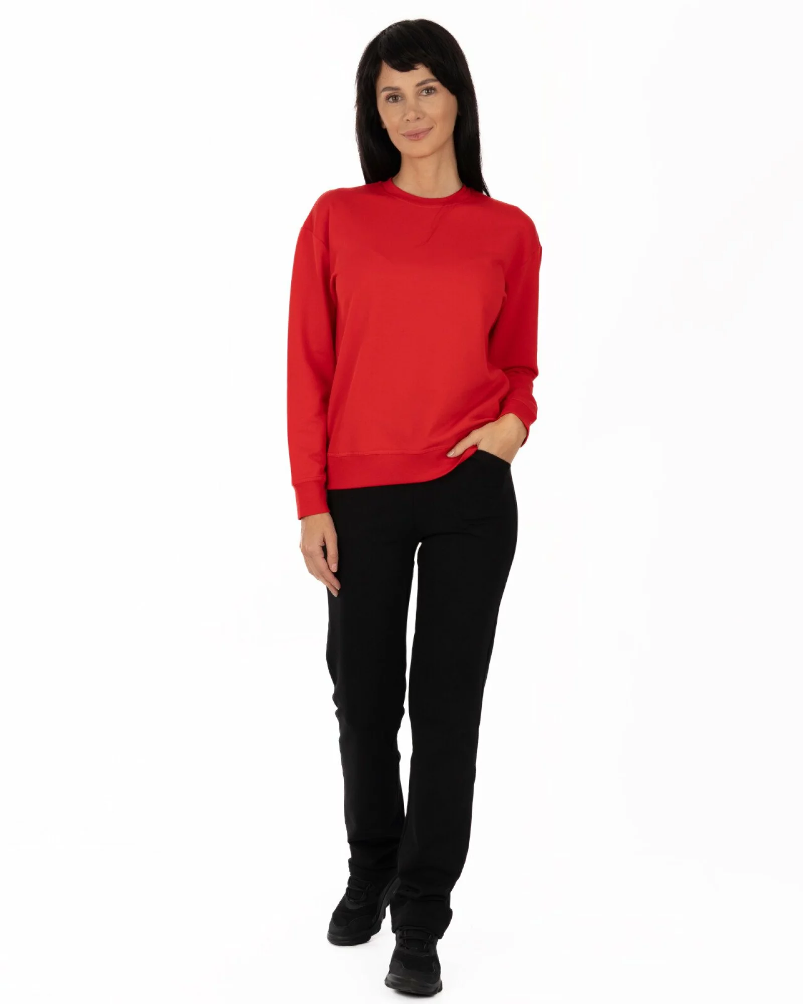 Flanelă Damă F.2010.Roșu