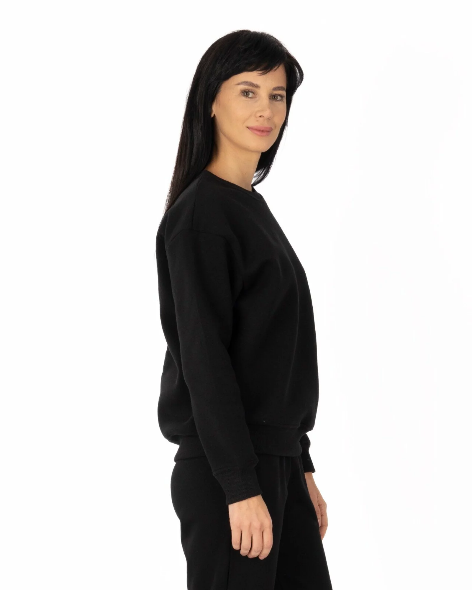 Flanelă Pufoasă Damă F.2033.Negru