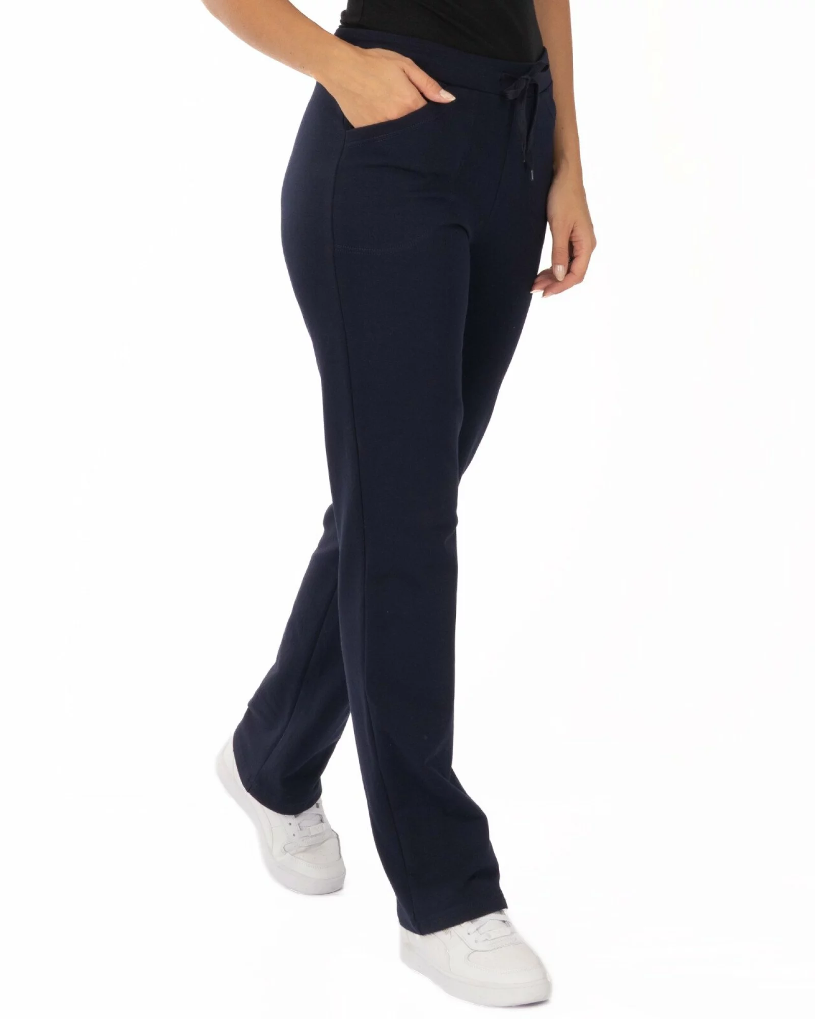 Pantalon Termo Clasic Pufos Damă P.2231.Bleumarin