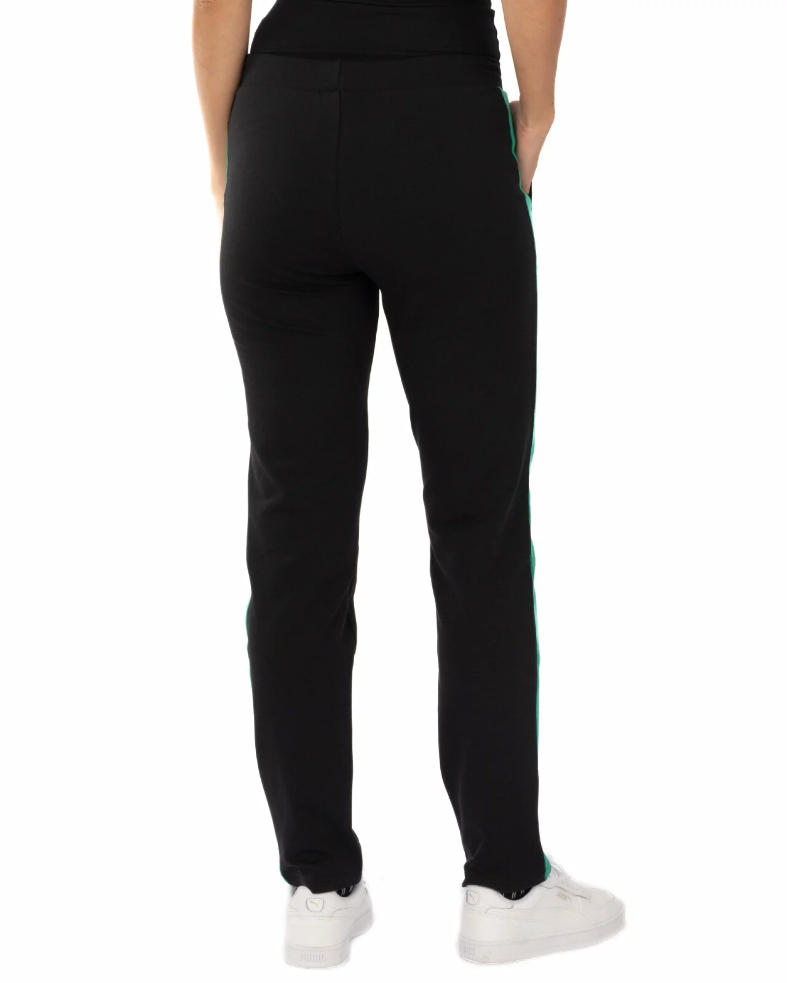 Pantalon Damă P.2269.Negru-Verde