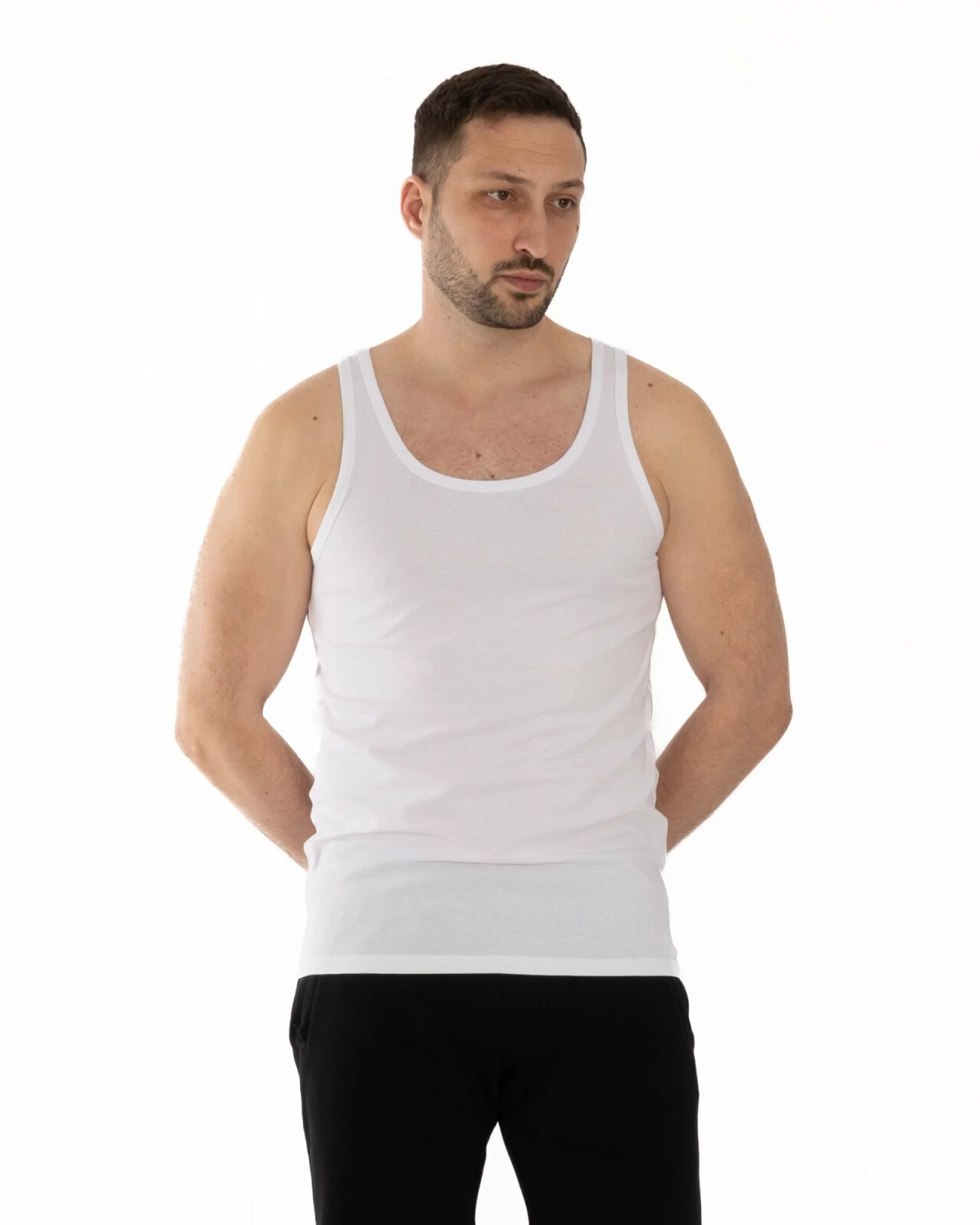 Maiou bărbați M.4001.Alb