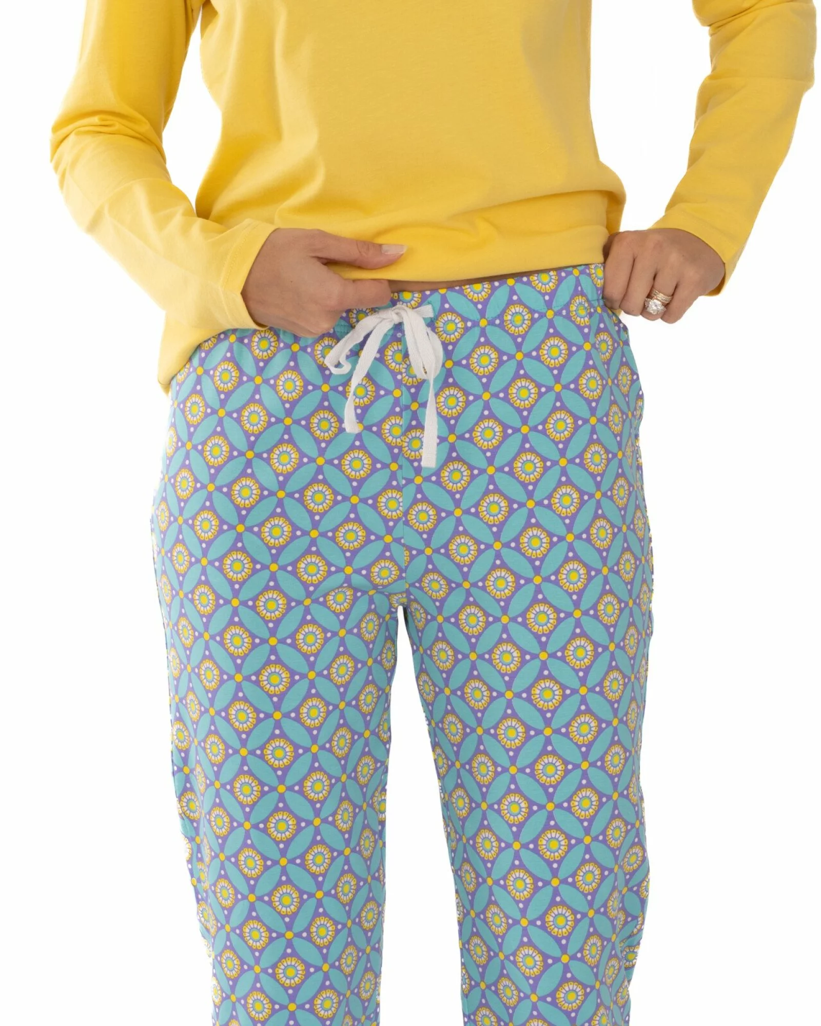 Pijama damă PIJ.2237.Galben