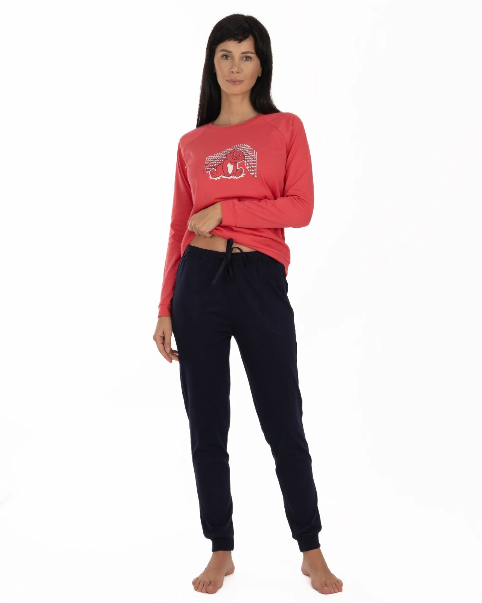 Pijama damă PIJ.2258.Roz-Coral