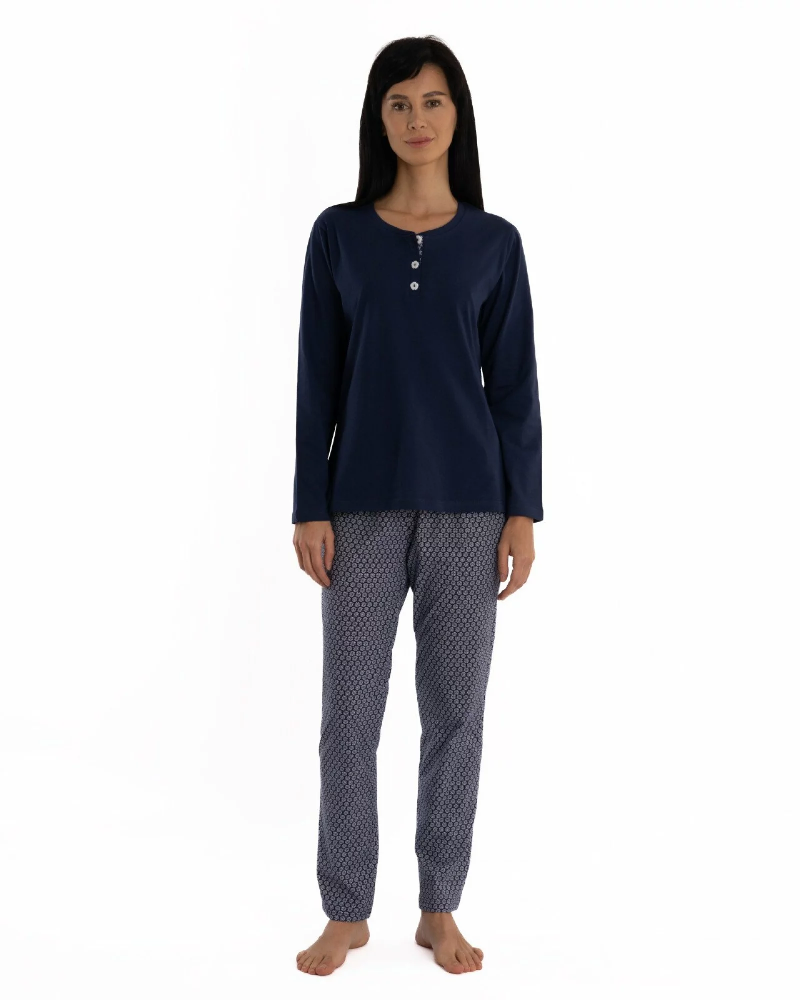 Pijama damă PIJ.2211.Bleumarin