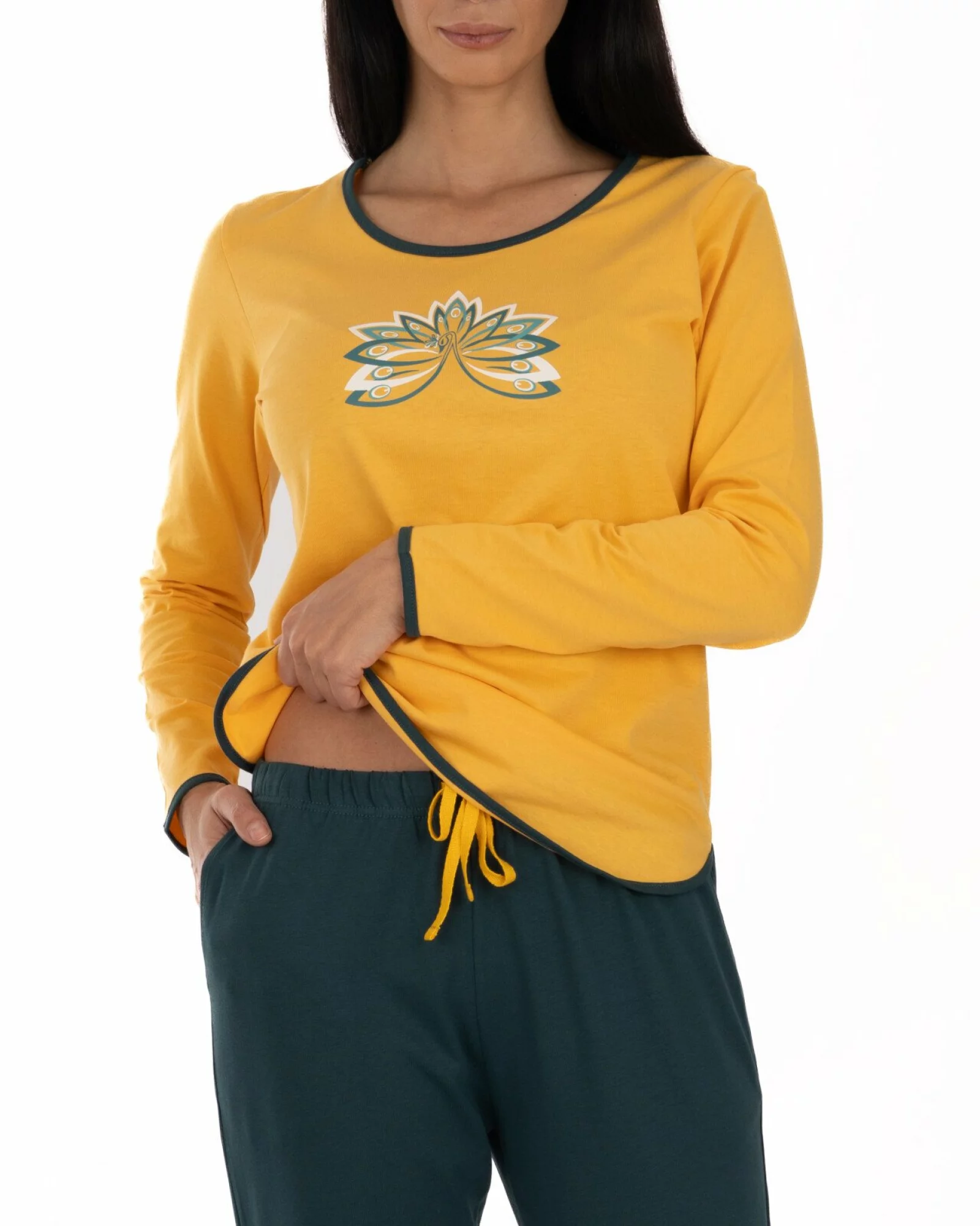 Pijama damă PIJ.2236.Galben