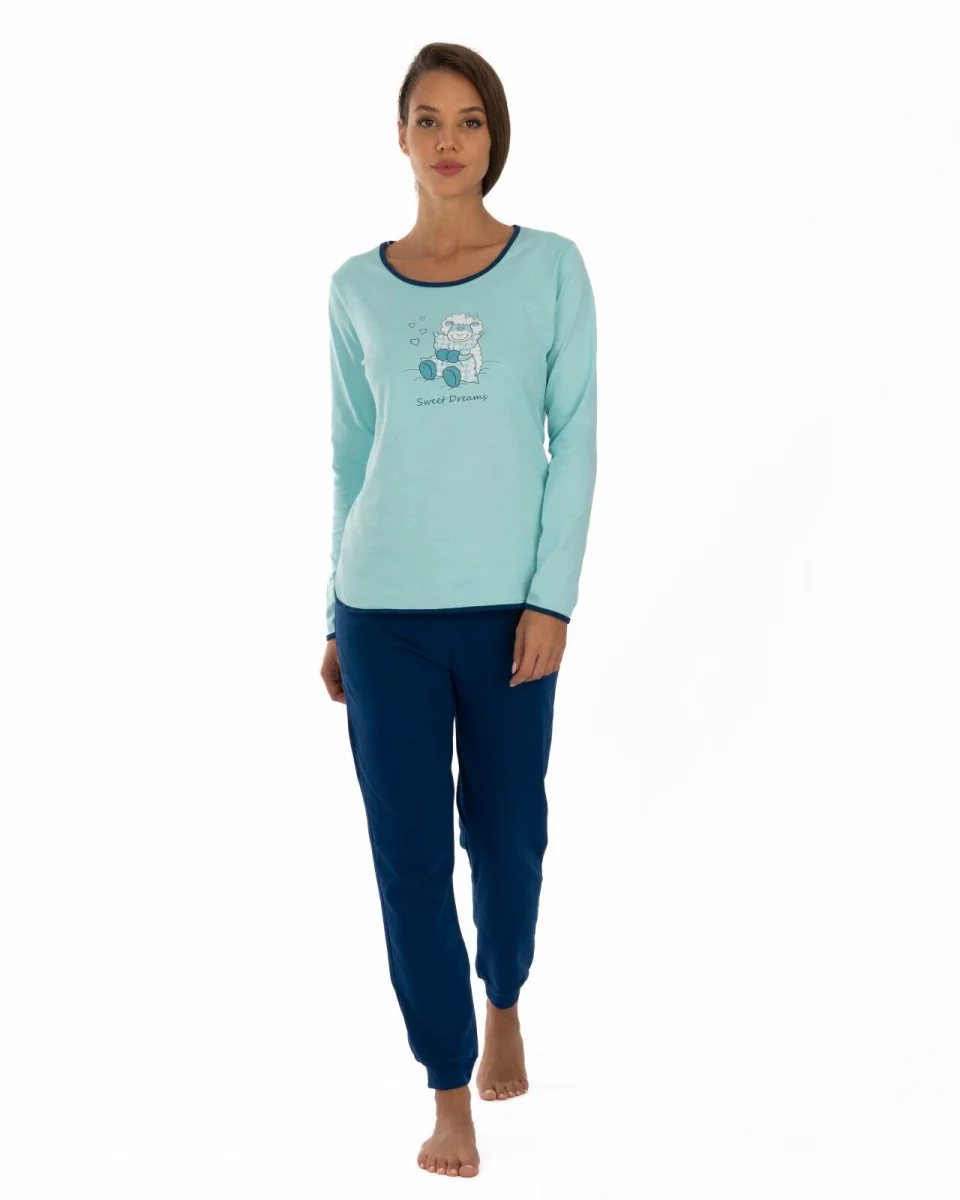 Pijama damă PIJ.2236.Aqua Deschis