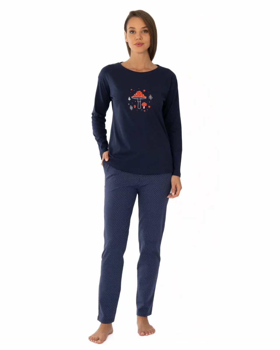 Pijama damă PIJ.2251.Bleumarin