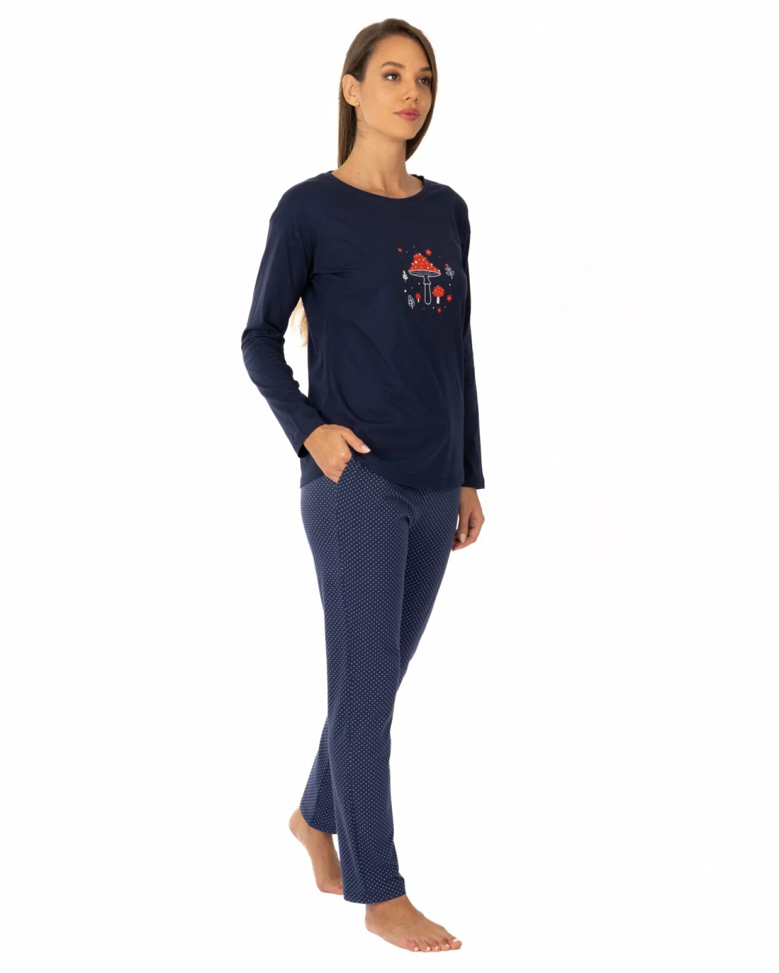 Pijama damă PIJ.2251.Bleumarin