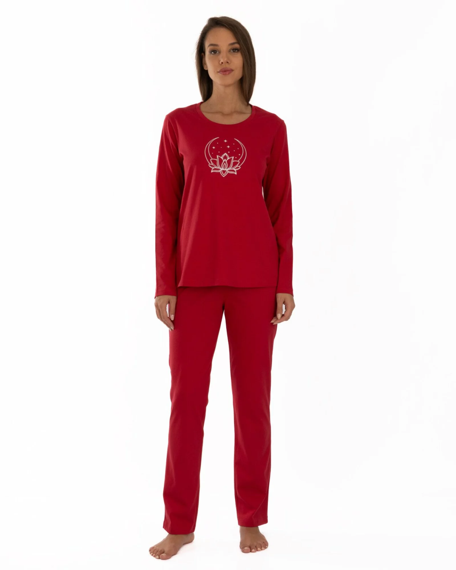 Pijama damă PIJ.2253.Cireașă