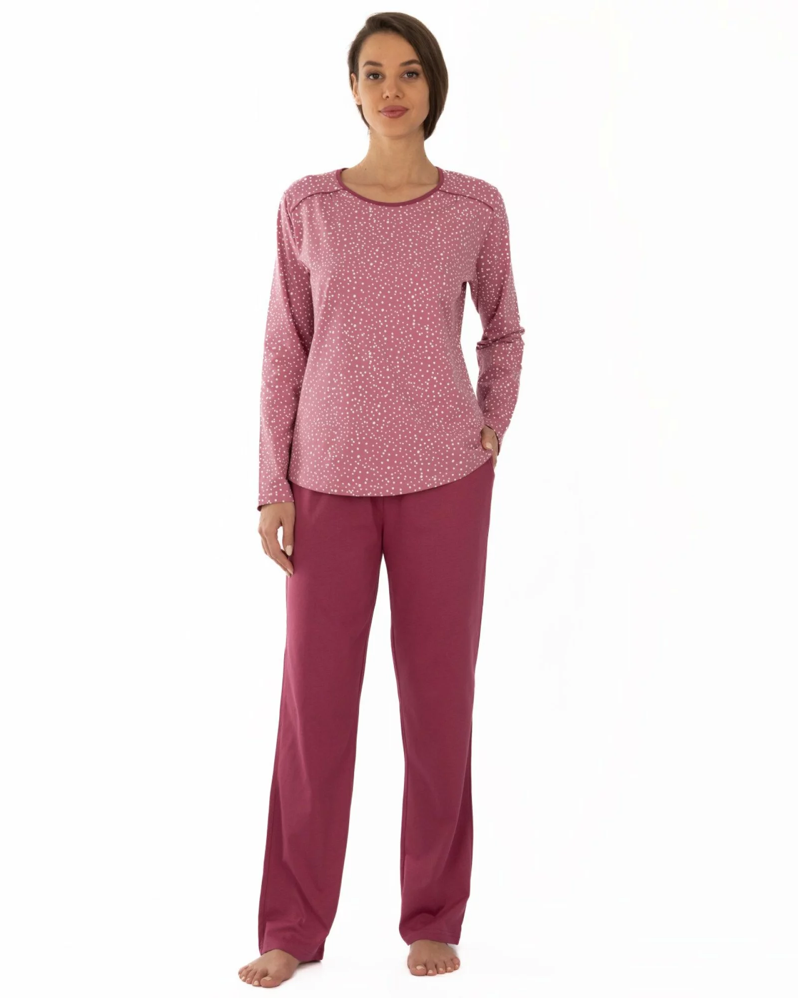 Pijama damă PIJ.2260.Roz pudrat