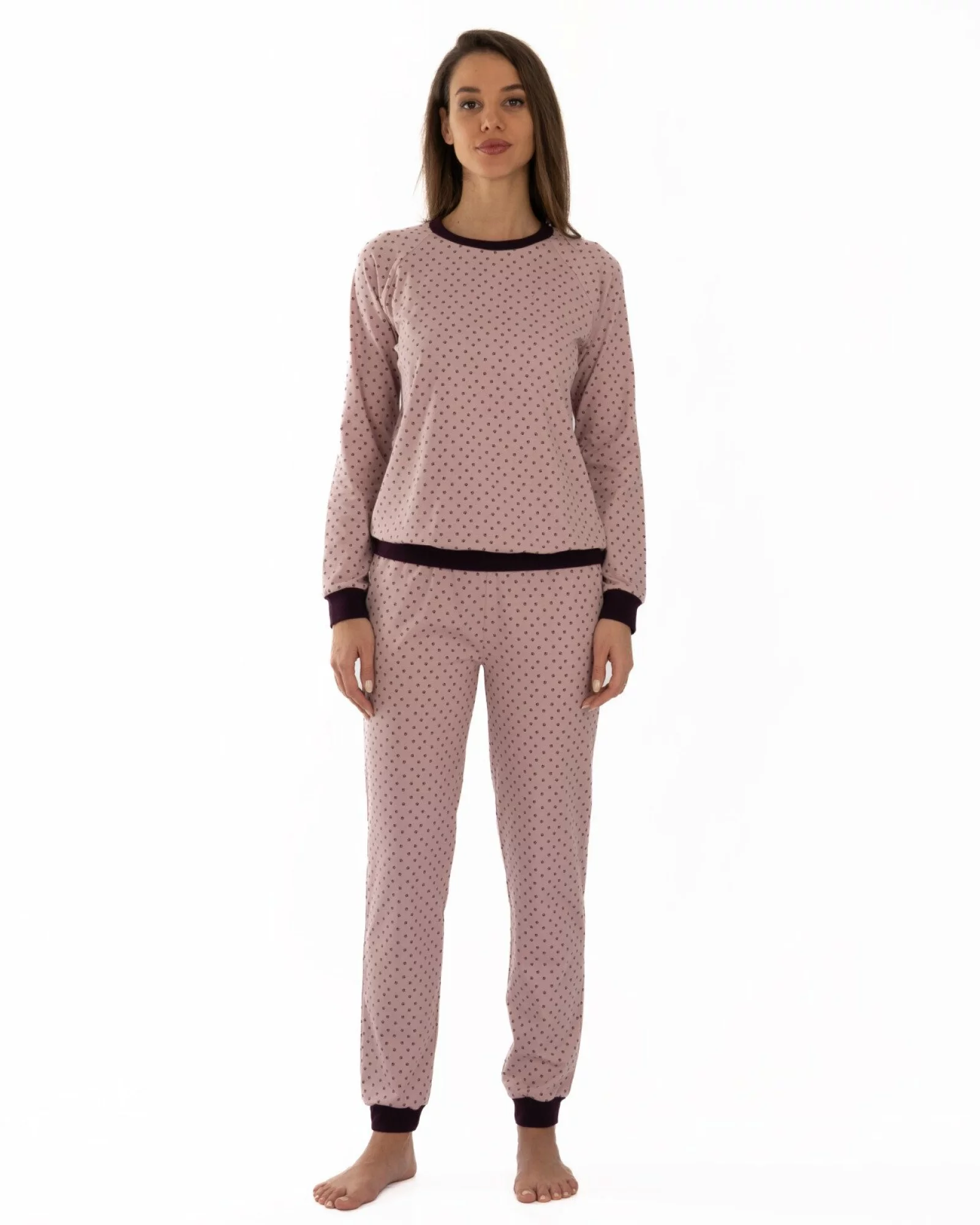 Pijama damă PIJ.2263.Roz Pudrat