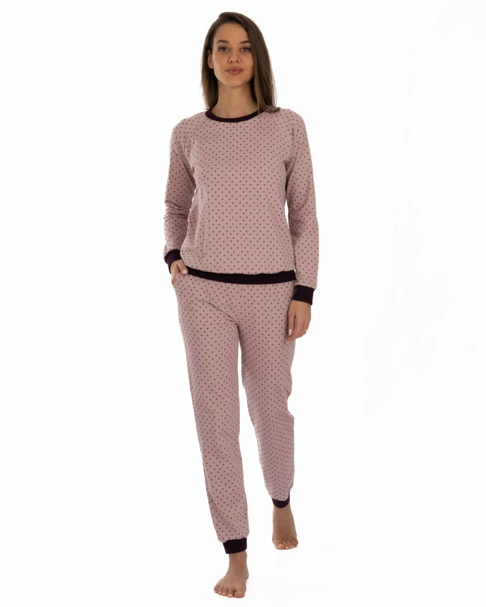 Pijama damă PIJ.2263.Roz Pudrat