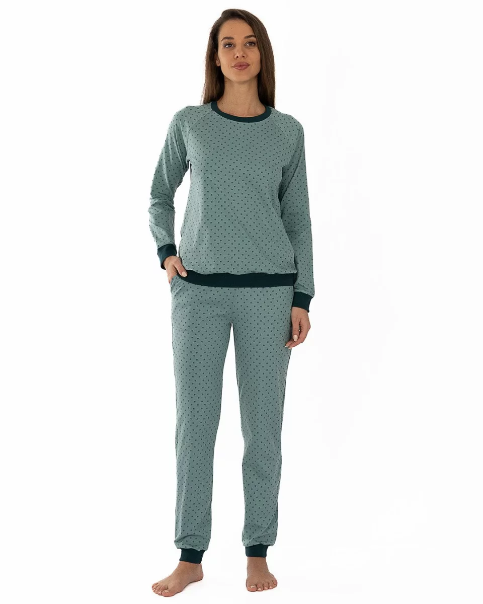 Pijama damă PIJ.2263.Verde Pudrat
