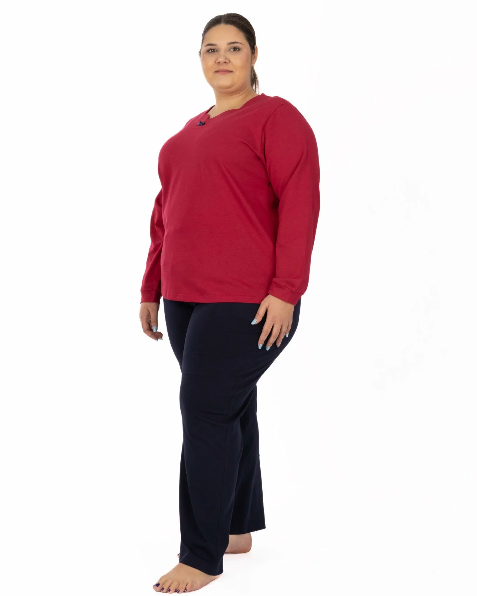 Pijama damă PIJ.2235.Cireașă