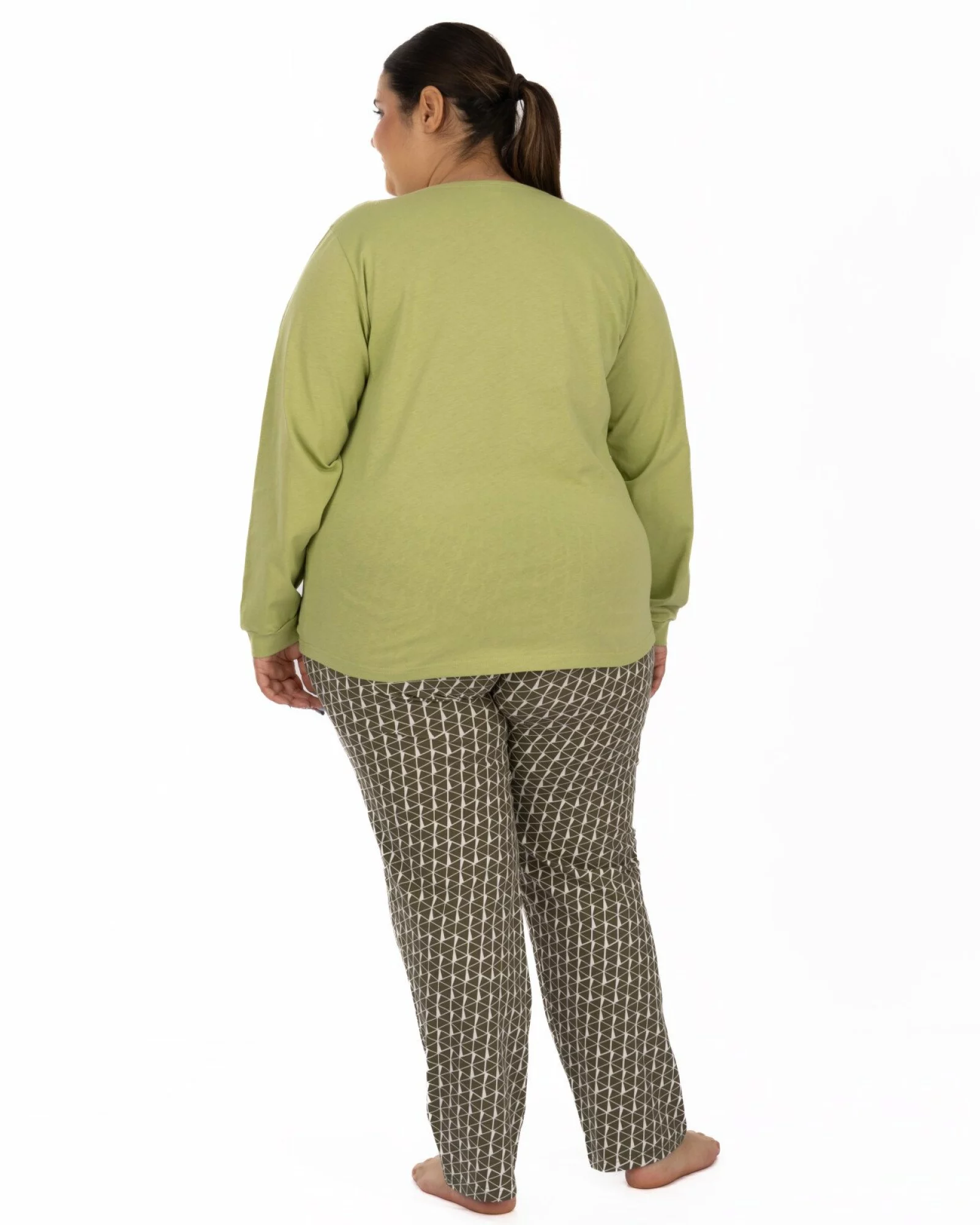 Pijama damă PIJ.2250.Kaky Deschis