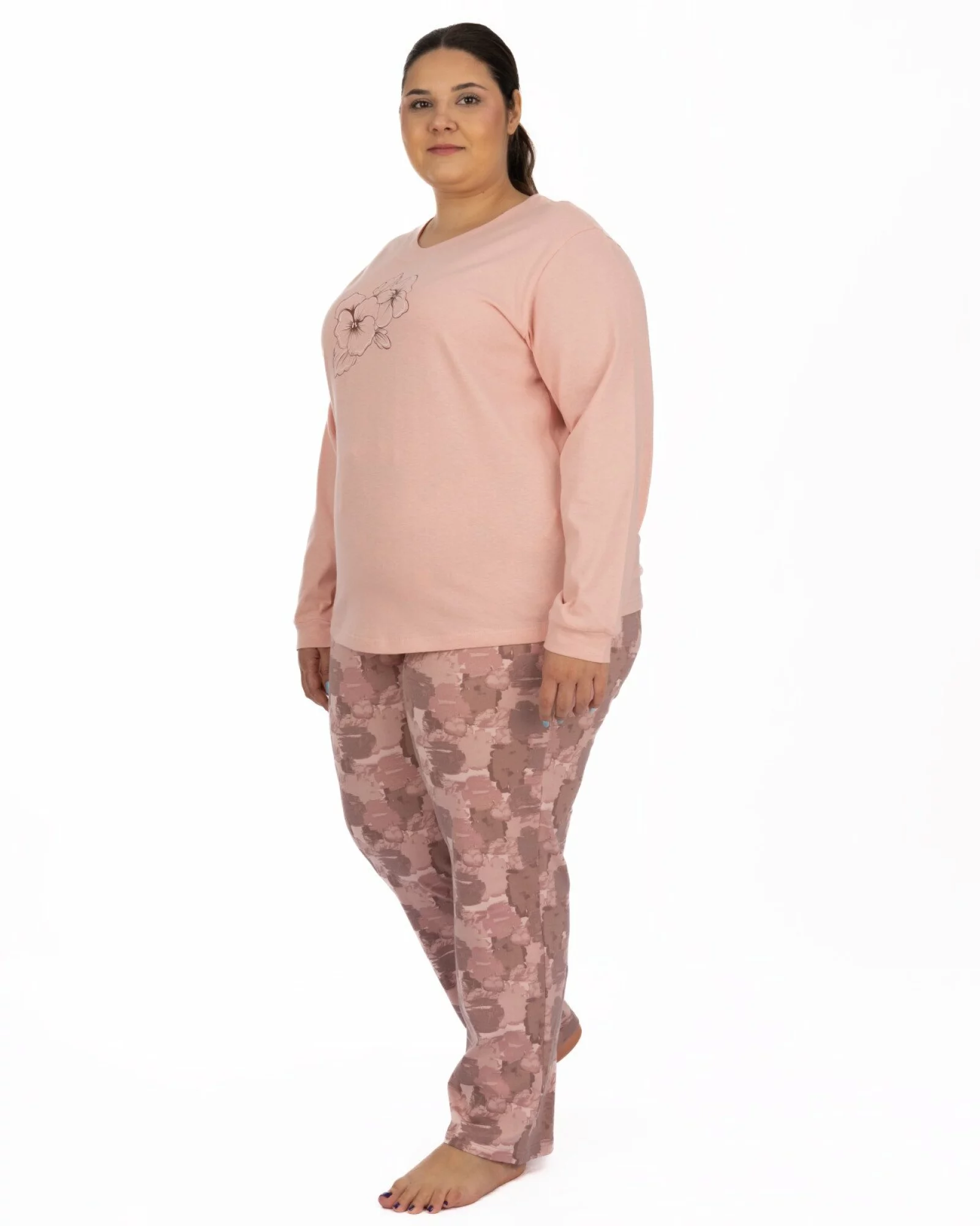 Pijama damă PIJ.2250.Roz Pudrat