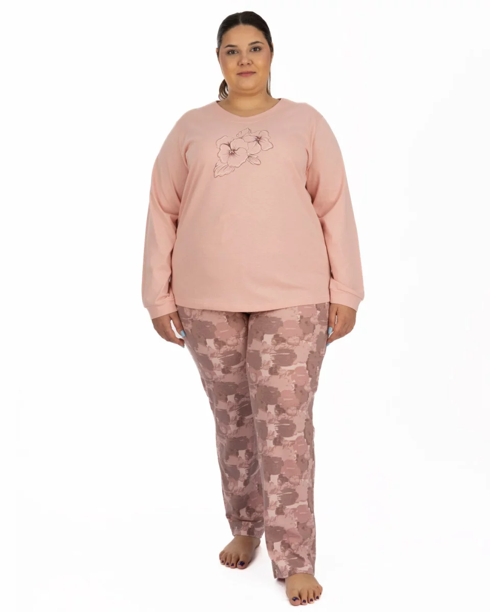 Pijama damă PIJ.2250.Roz Pudrat