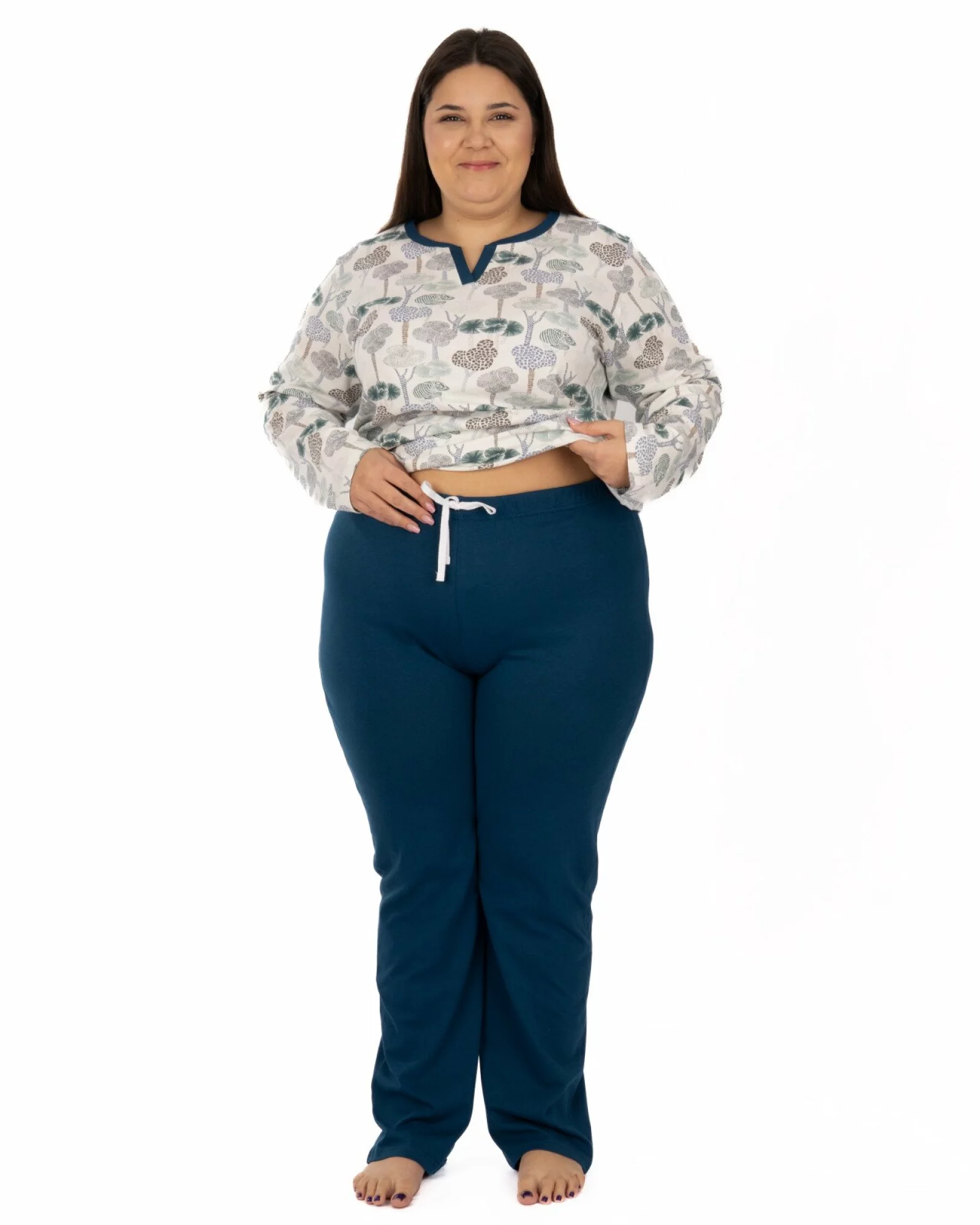 Pijama damă PIJ.2261.Petrol