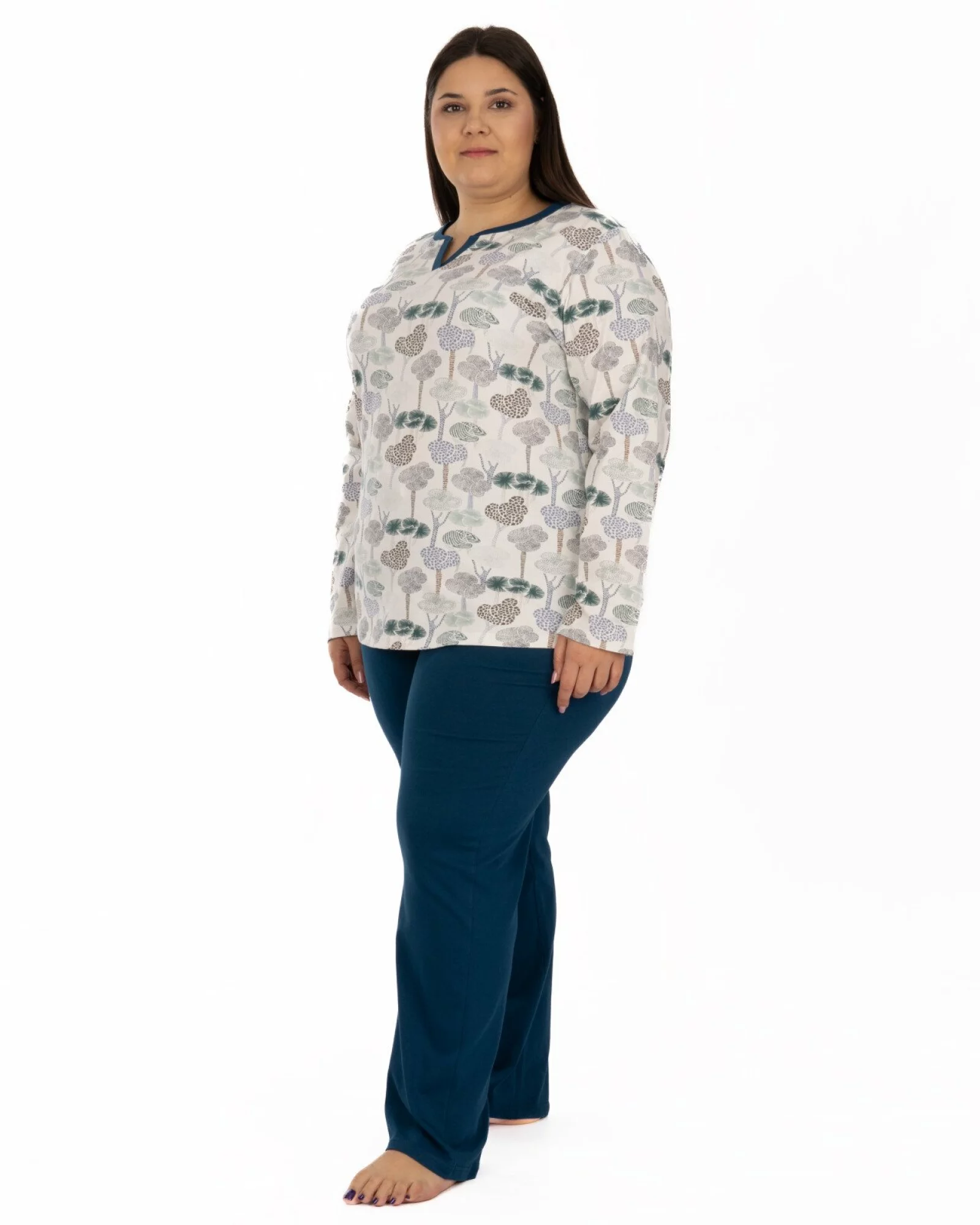 Pijama damă PIJ.2261.Petrol