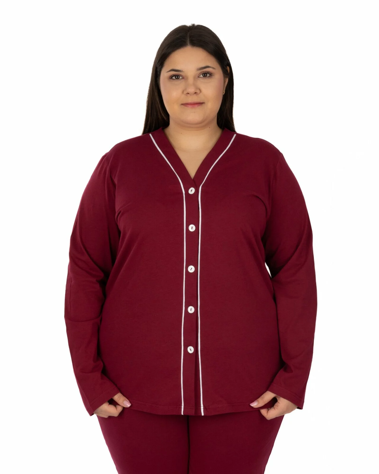 Pijama damă PIJ.2262.Bordo