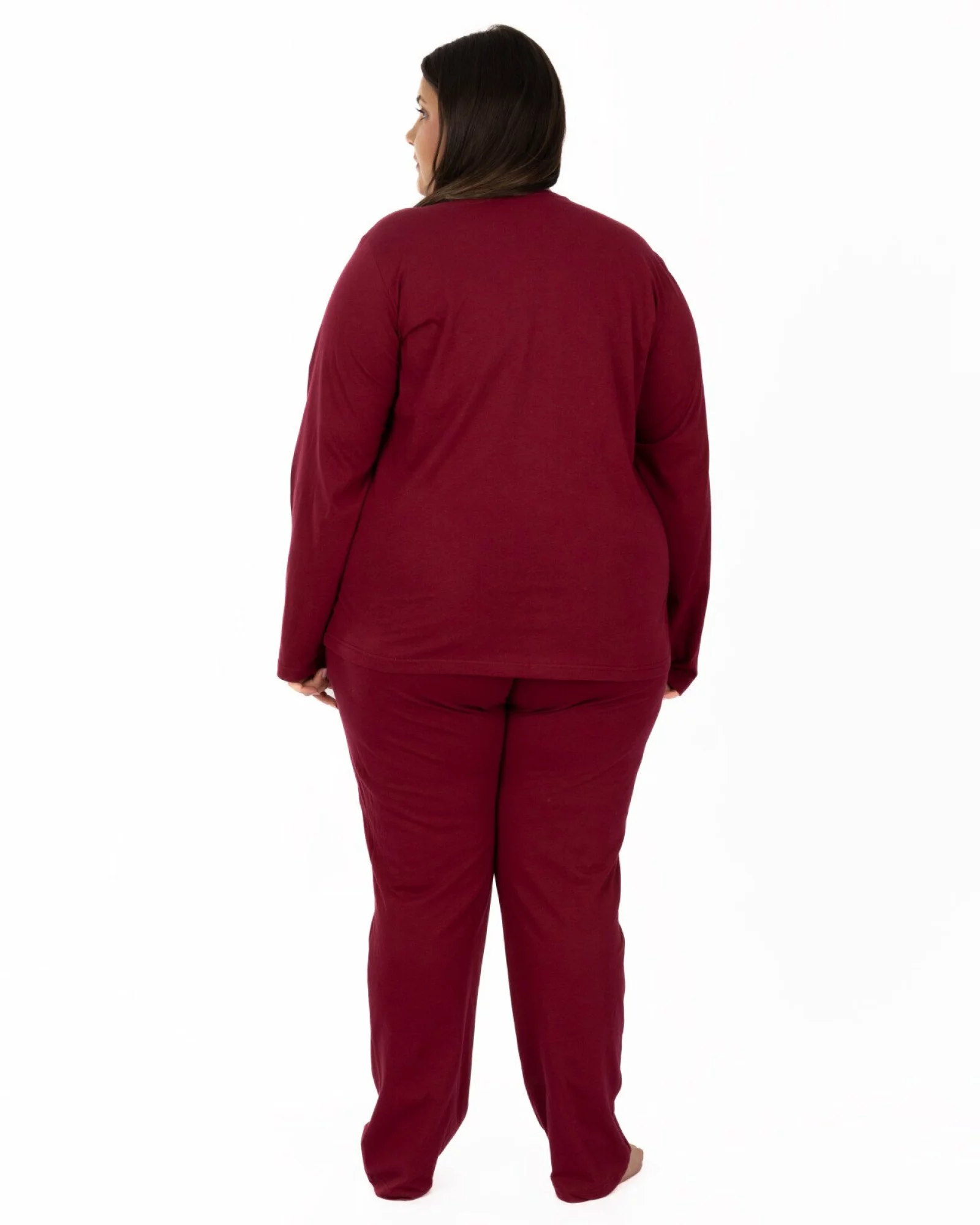 Pijama damă PIJ.2262.Bordo