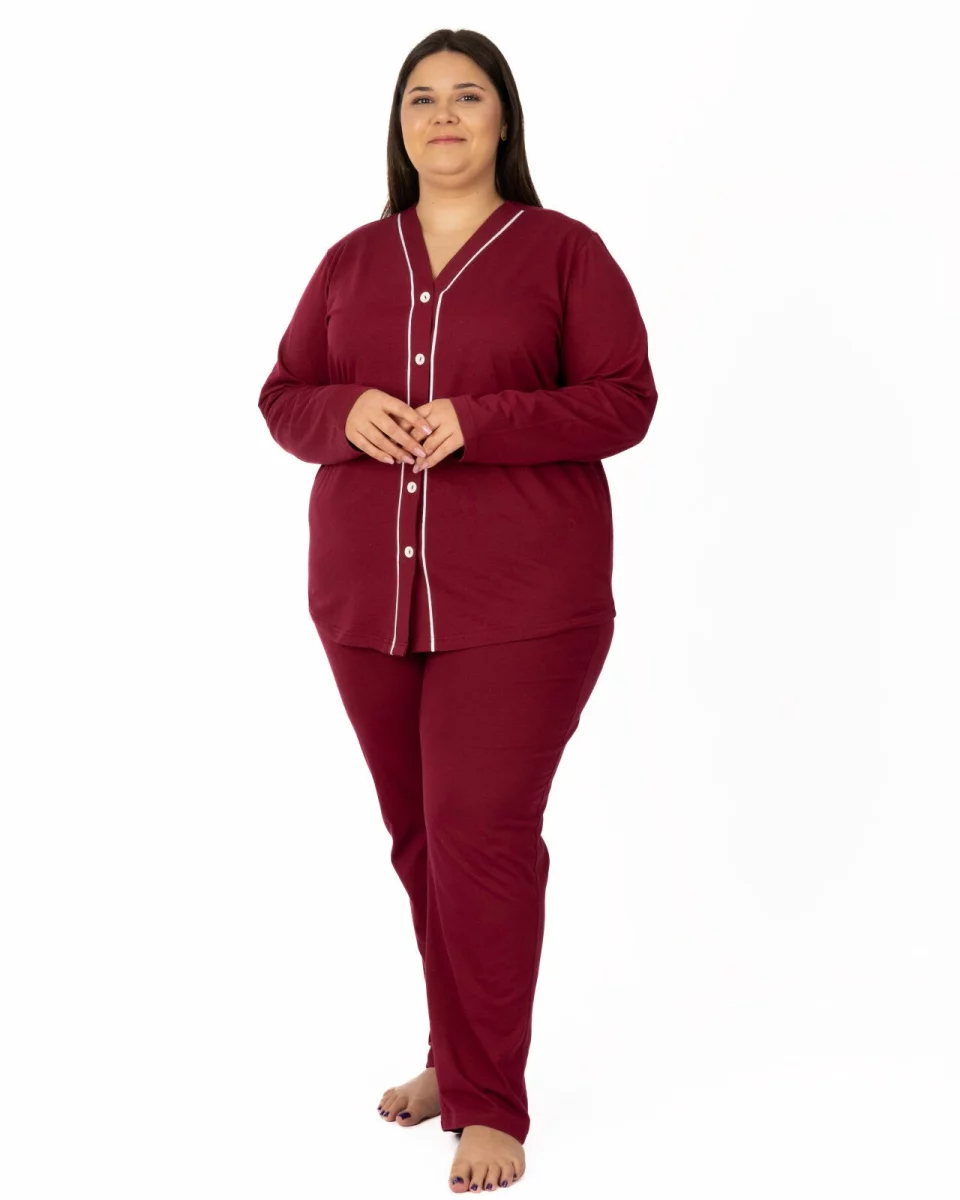Pijama damă PIJ.2262.Bordo