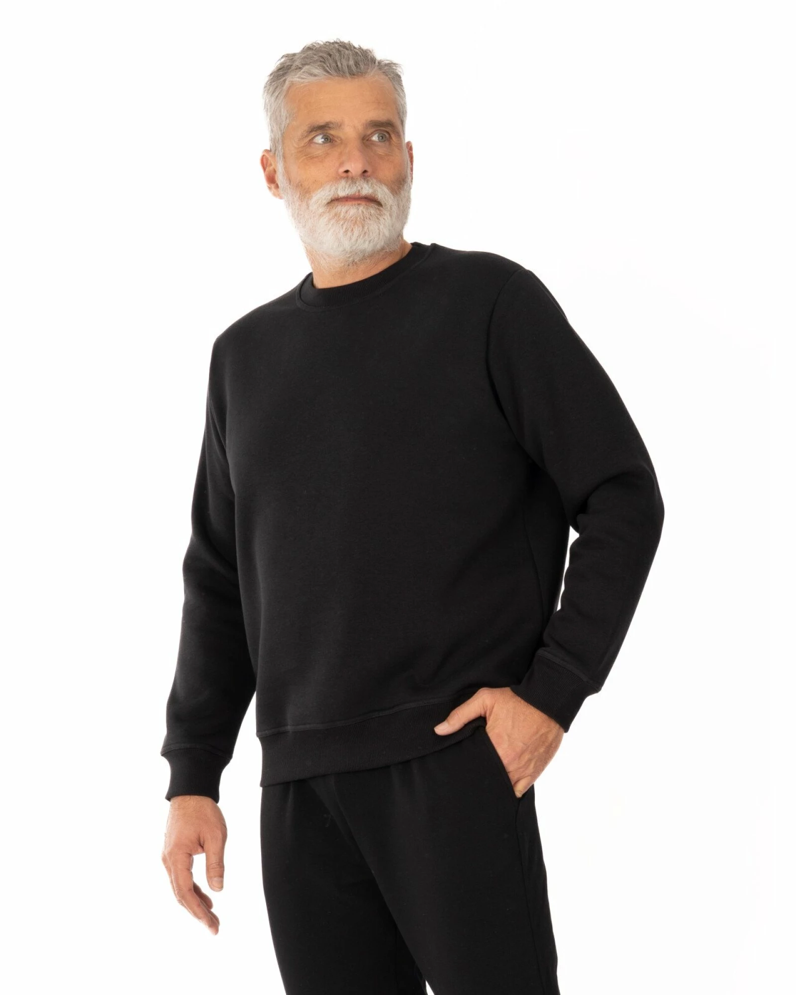 Flanela Pufoasă Bărbați F.4032.Negru