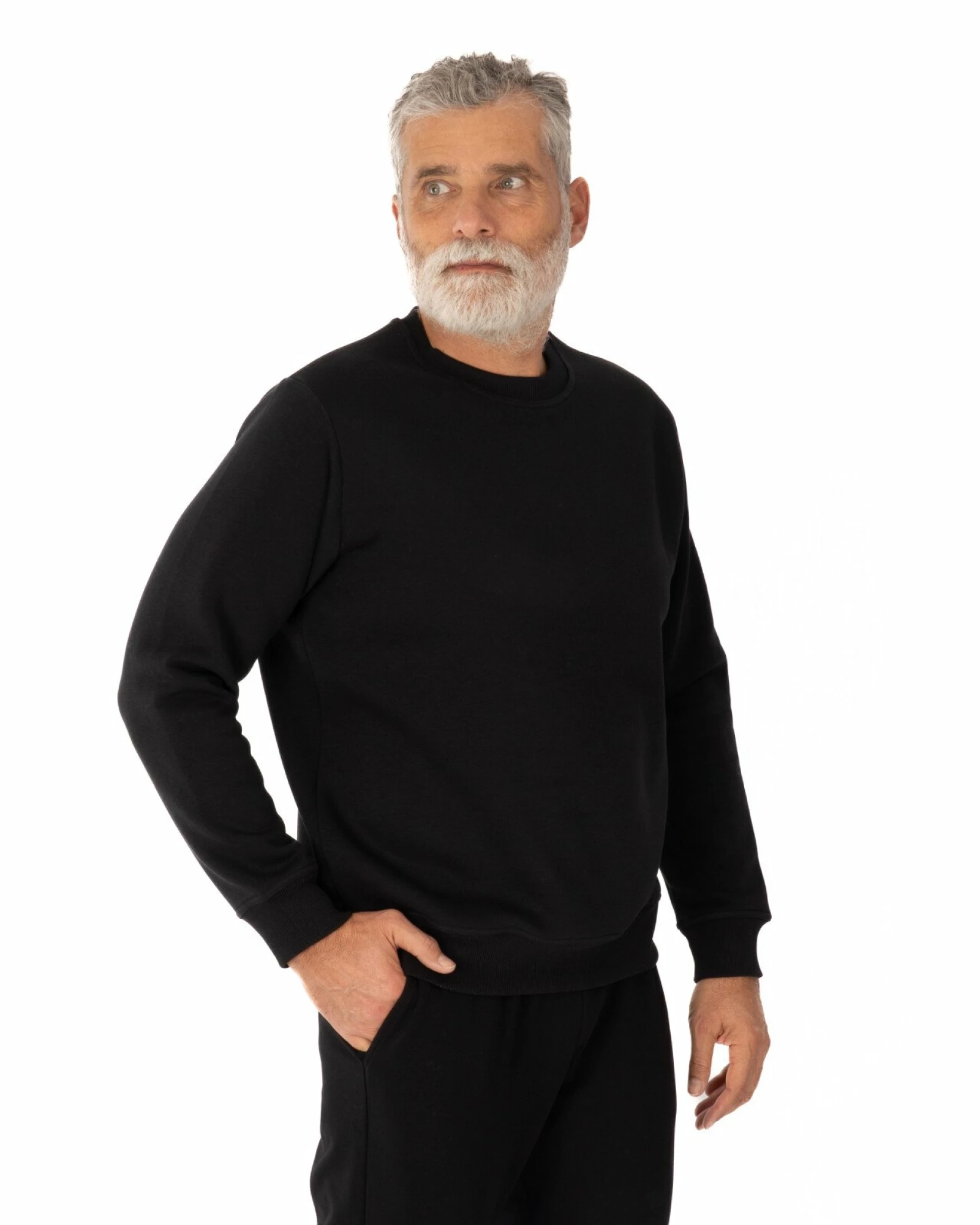 Flanela Pufoasă Bărbați F.4032.Negru