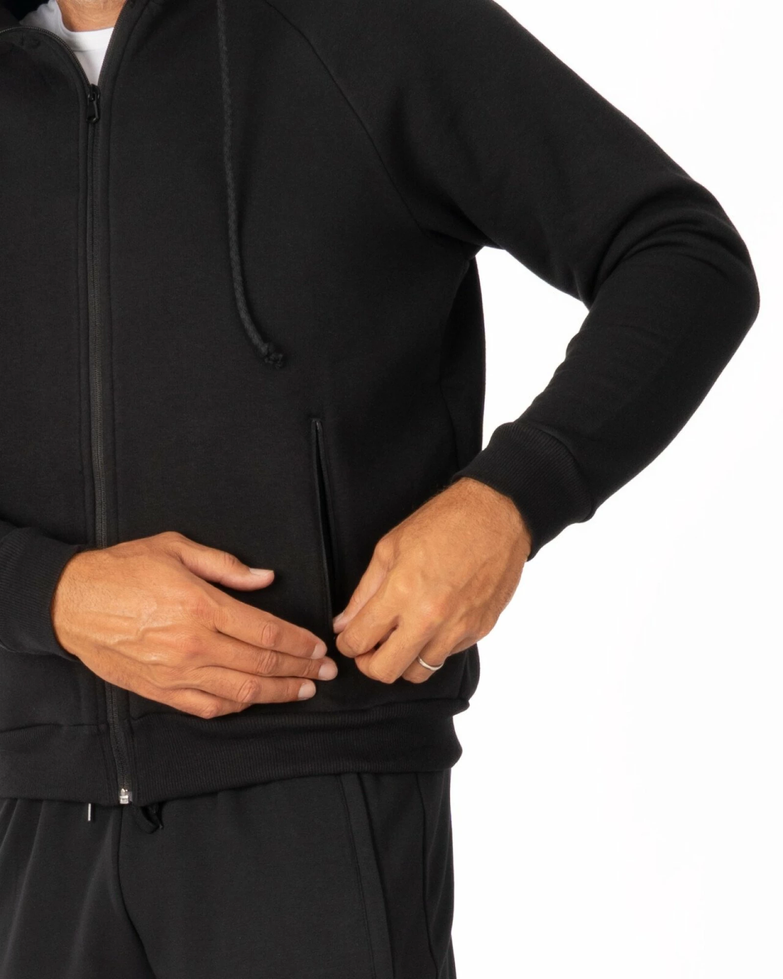 Jachetă Pufoasă Bărbați J.4031.Negru