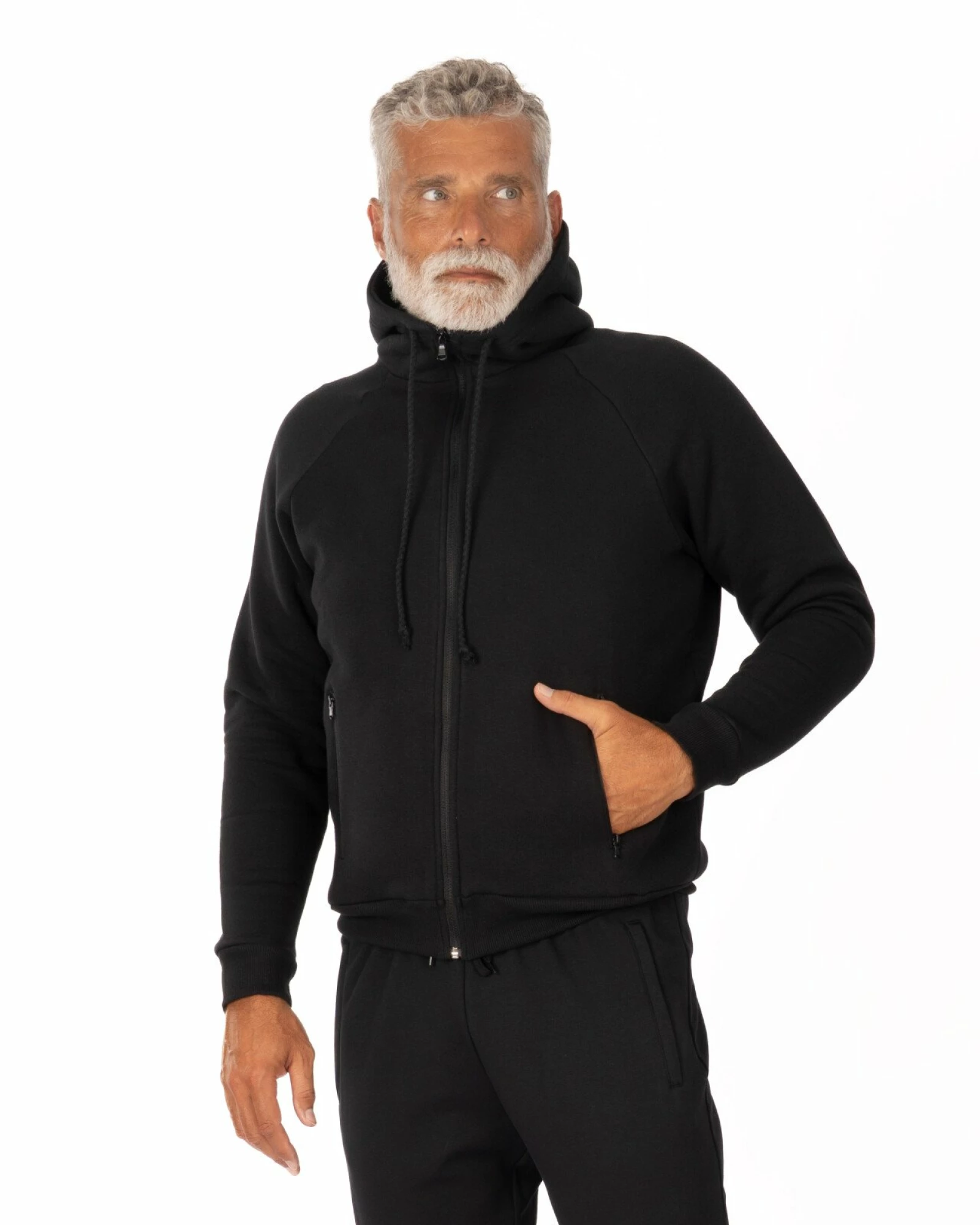 Jachetă Pufoasă Bărbați J.4031.Negru