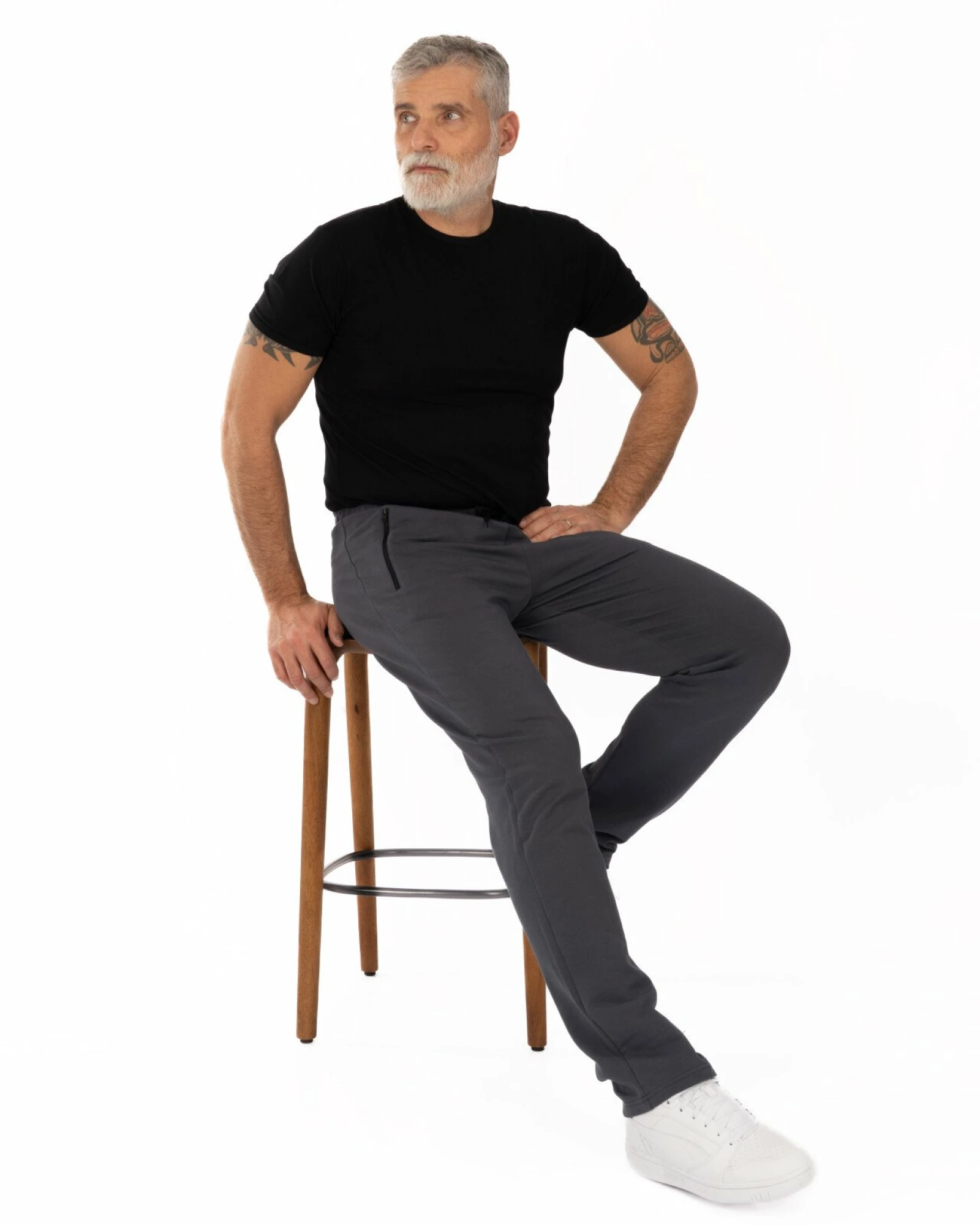 Pantalon Bărbați P.4102.Gri Închis