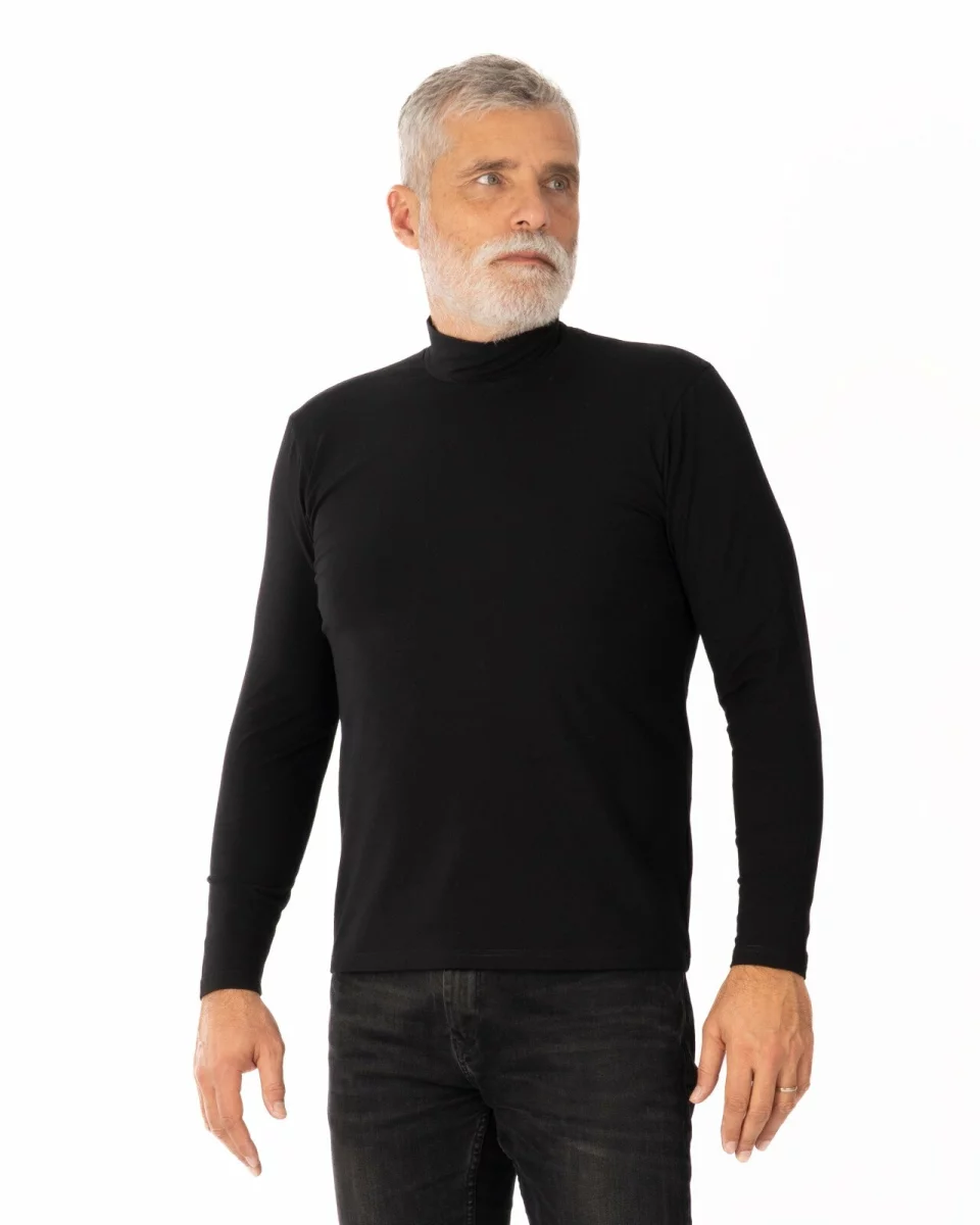 Maletă neagră bumbac elastan