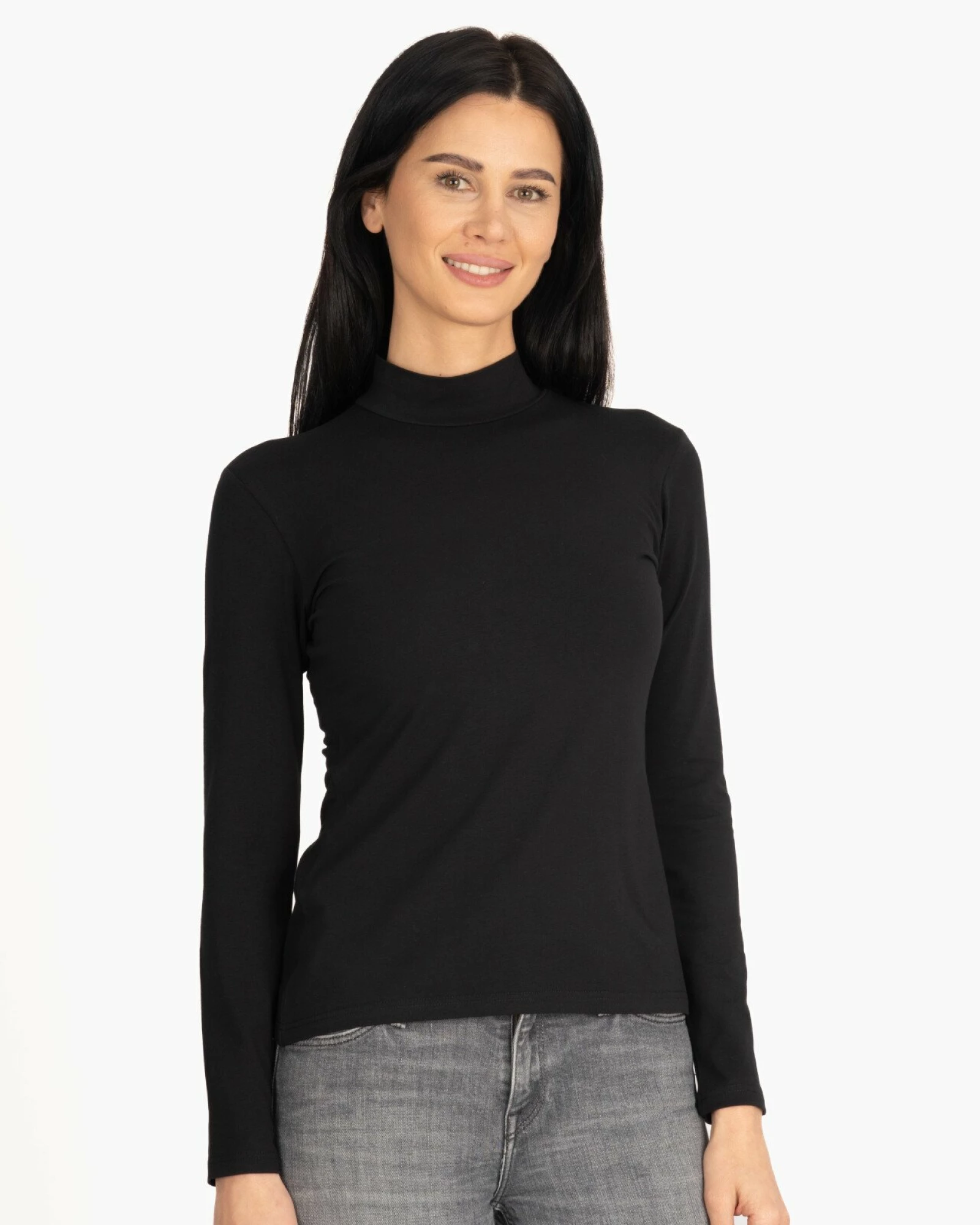 Bluza damă B.2005. tip maletă Negru