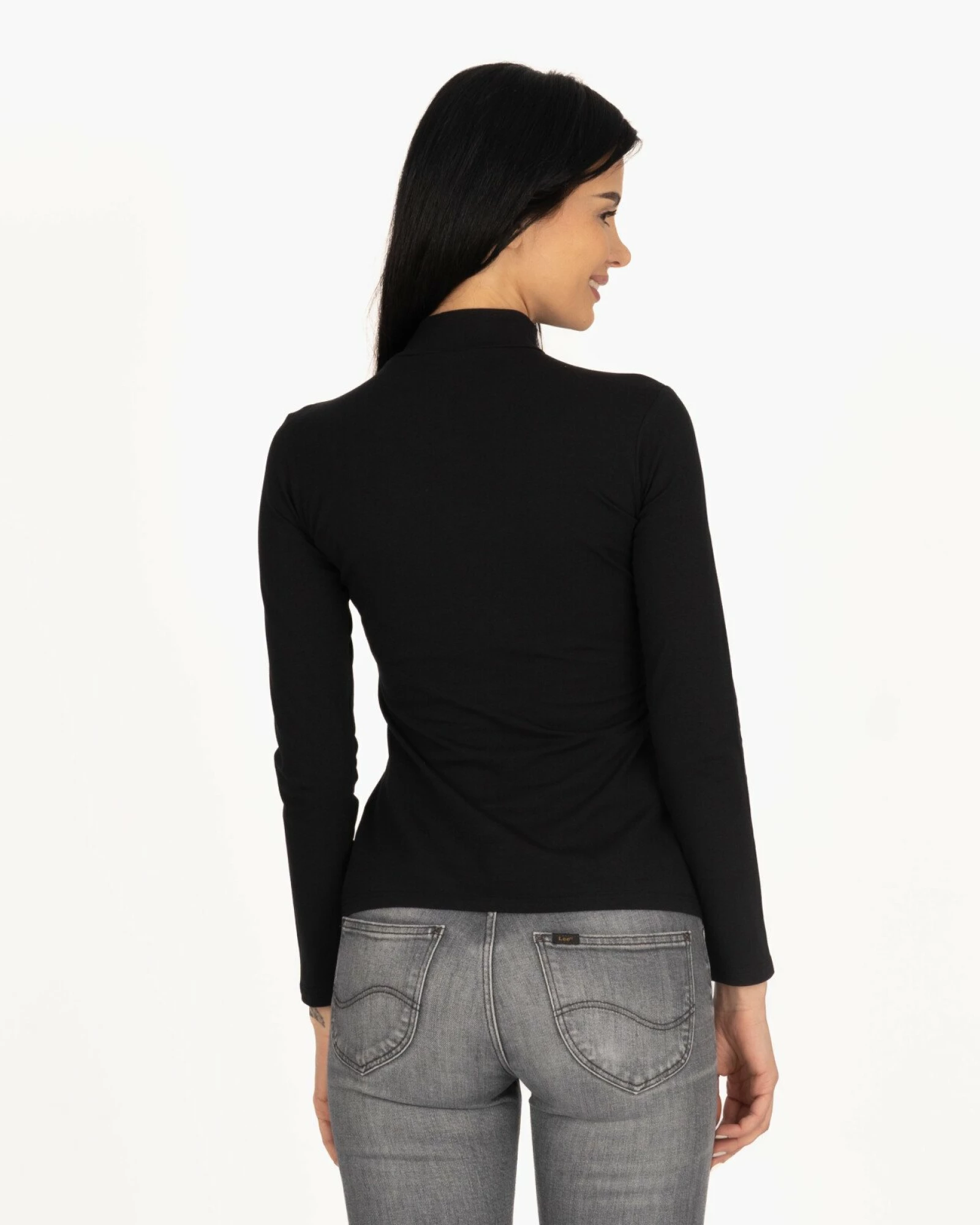 Bluza damă B.2005. tip maletă Negru