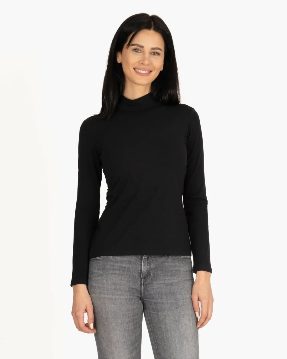 Bluza damă B.2005. tip maletă Negru